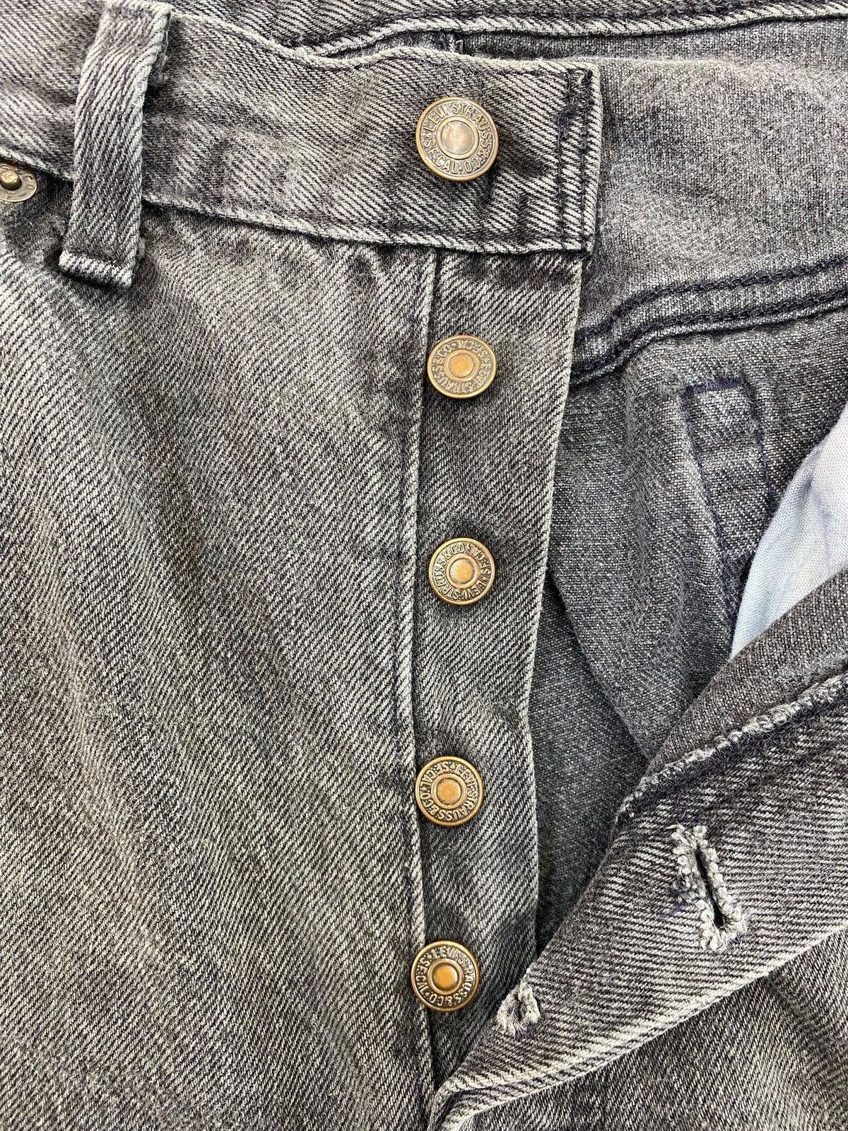 Levi's Levi’s 501 Black Wash Style Loose Jeans Size US 32 / EU 48 - 11 Thumbnail