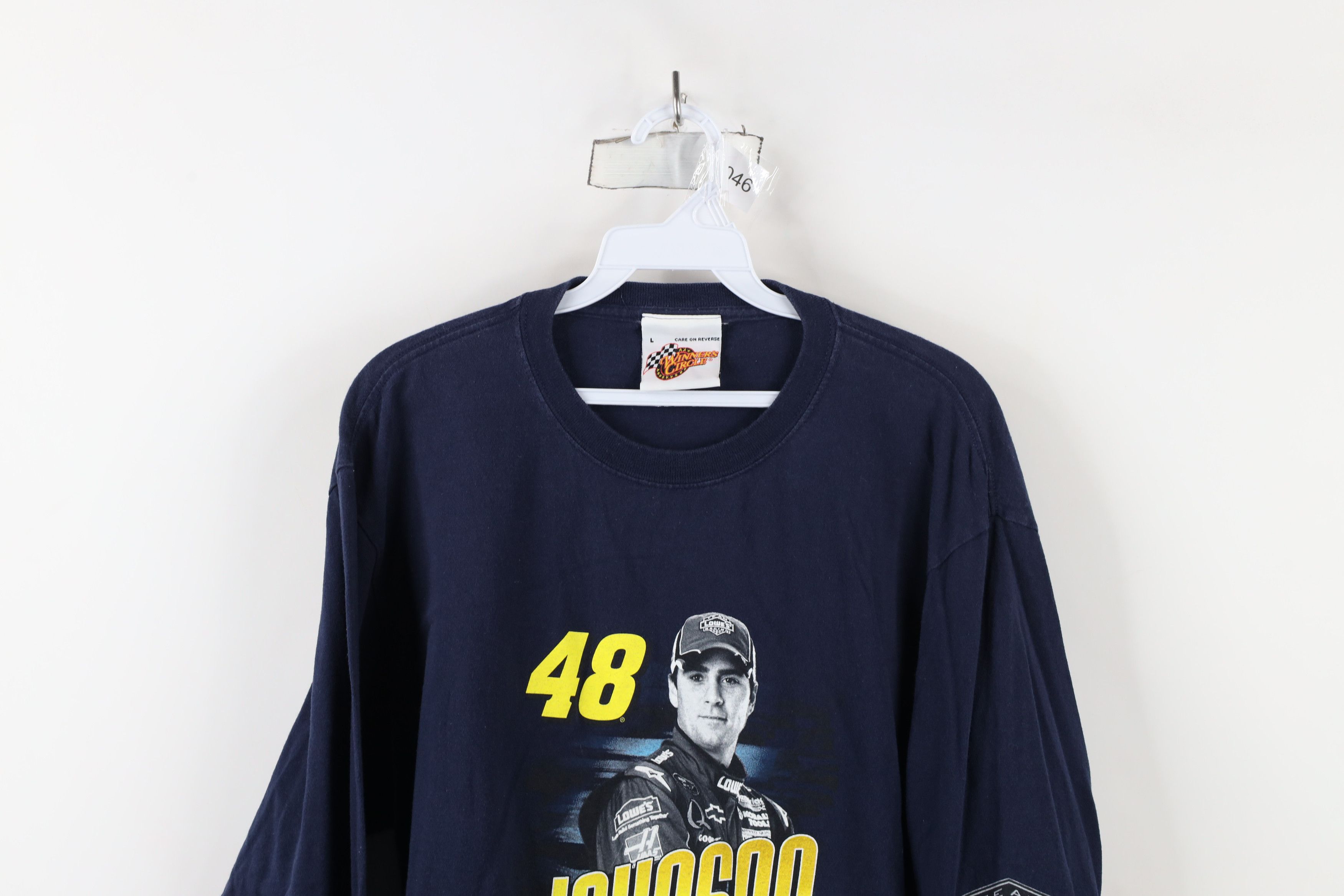 Vintage Vintage NASCAR Jimmi Johnson Racing Long Sleeve T-Shirt AOP Size US L / EU 52-54 / 3 - 2 Thumbnail