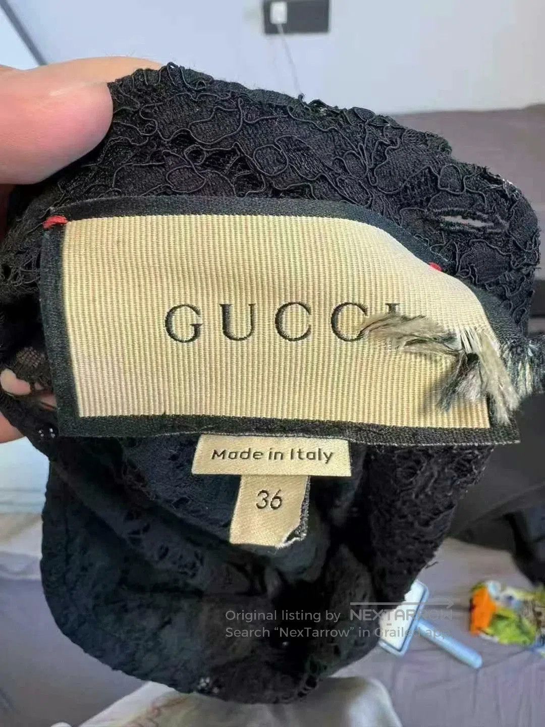 Gucci gucci black lace button-up shirt. Size S / US 4 / IT 40 - 3 Thumbnail
