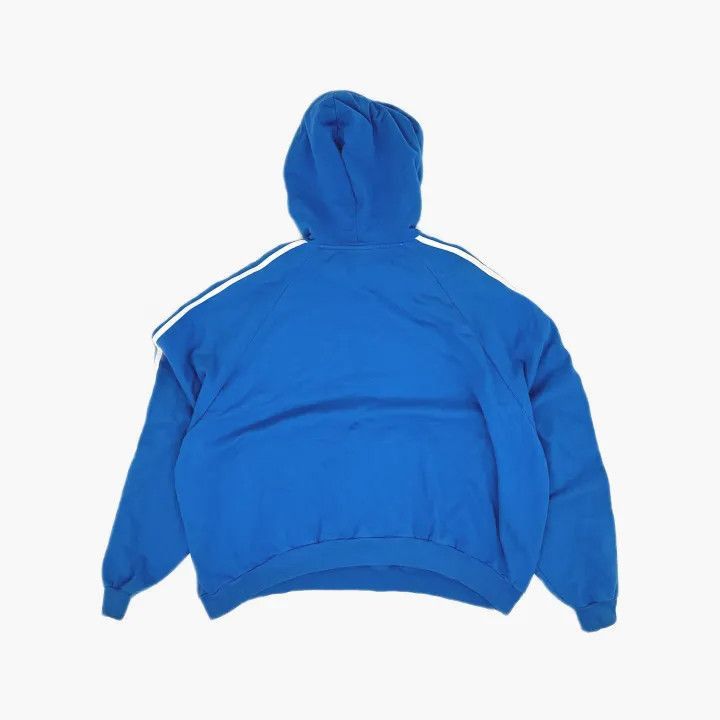 Balenciaga Balenciaga Balenciaga x Adidas Blue Hoodie with Stripes -2 Size US M / EU 48-50 / 2 - 2 Thumbnail