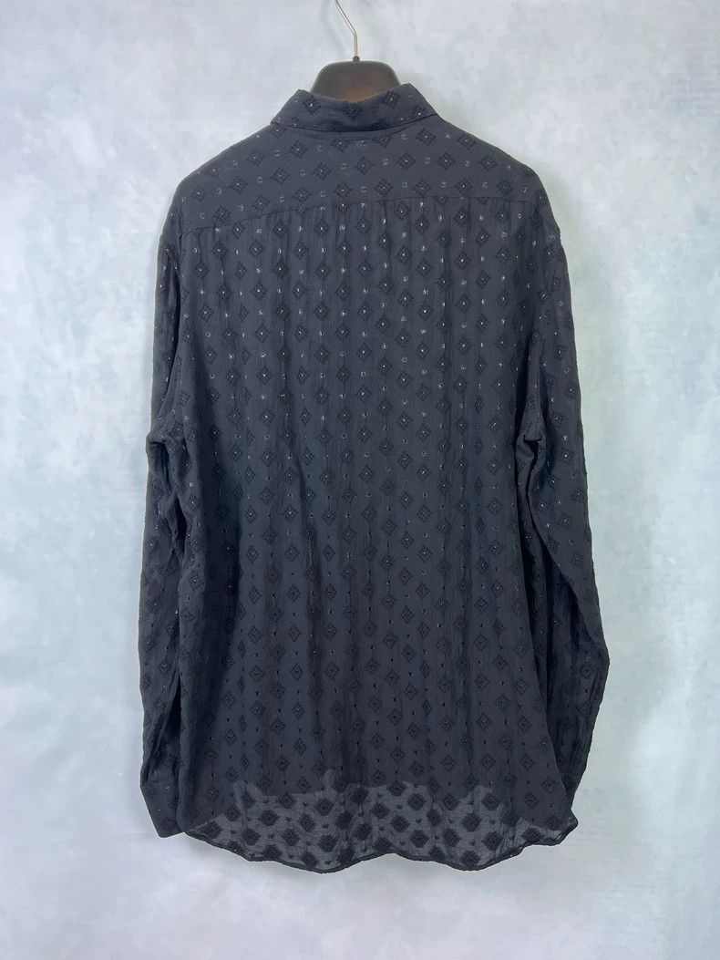 Yves Saint Laurent Saint Laurent19ss Rhombus Shimmering Shirt 2503-Nextarrow Size US XXS / EU 40 - 2 Thumbnail