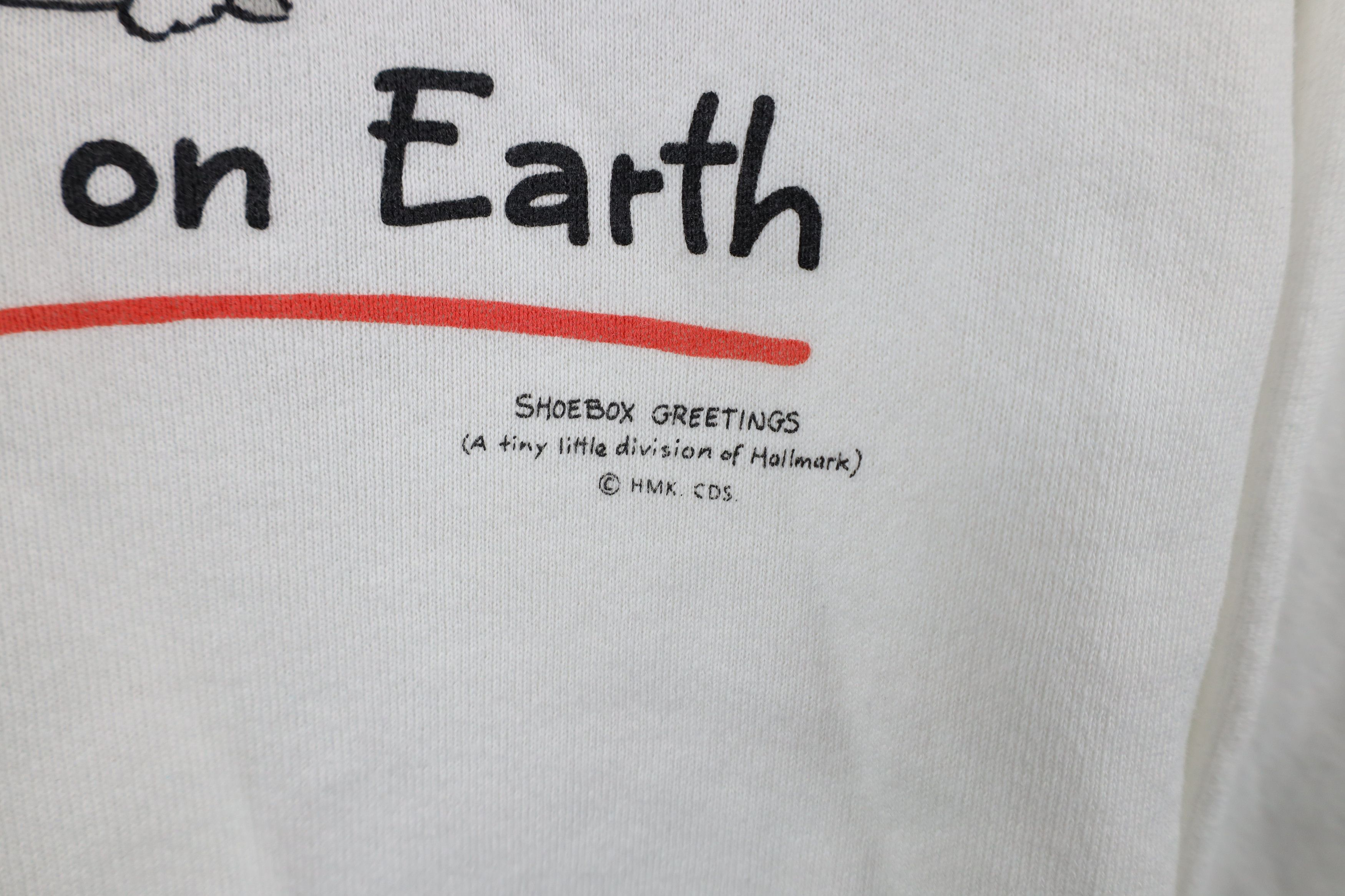 Vintage Vintage 90s Streetwear Sheep Fleece On Earth Sweatshirt USA Size XL / US 12-14 / IT 48-50 - 5 Thumbnail