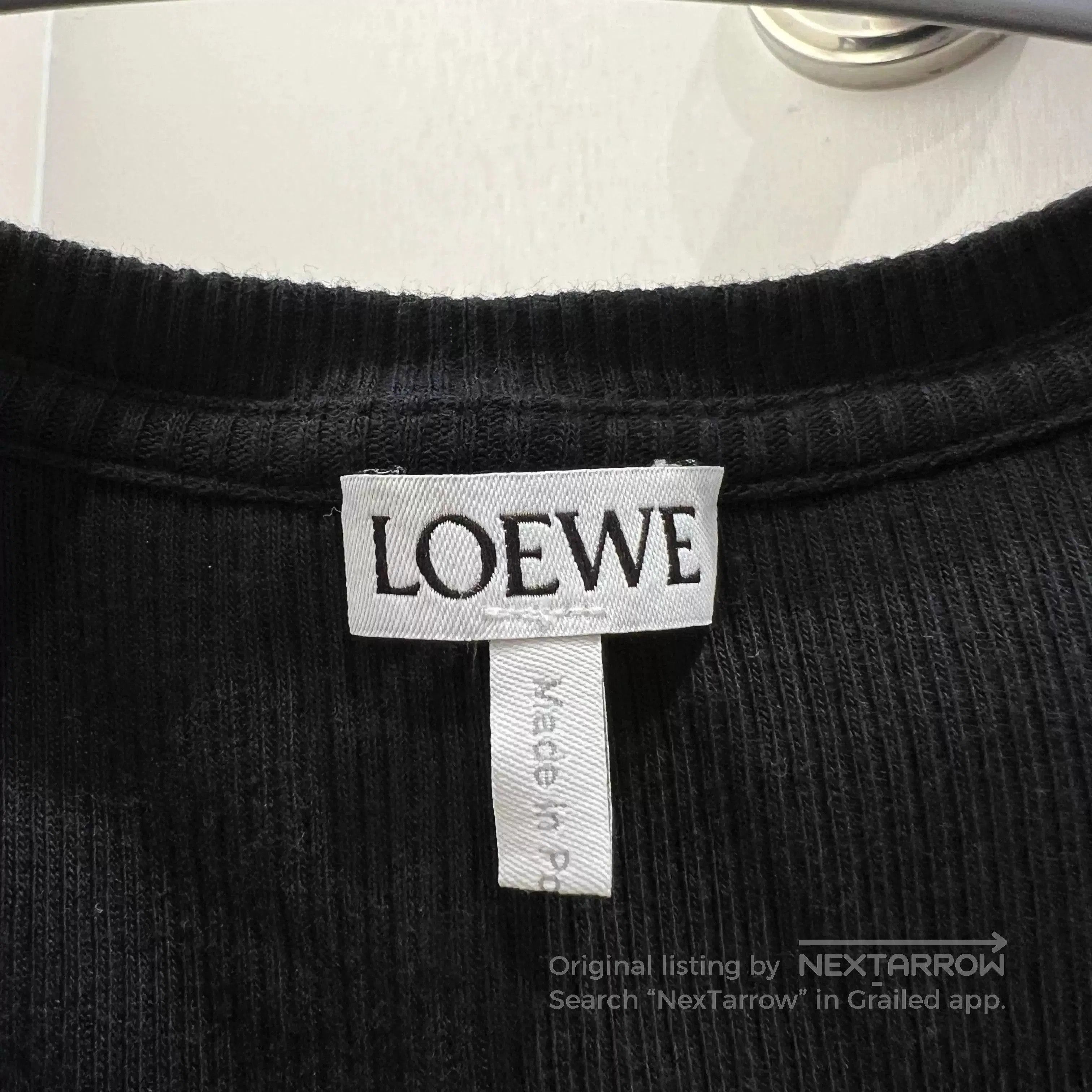 Loewe Loewe SS22 Embroidered Logo Tank Top. Size US XS / EU 42 / 0 - 3 Thumbnail