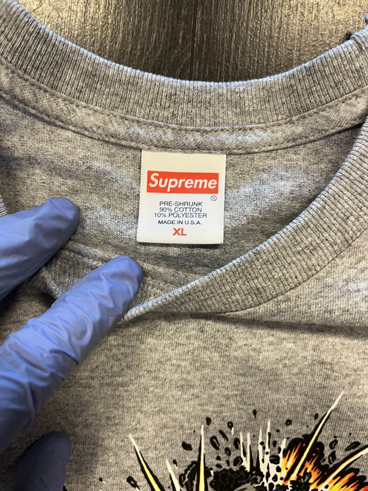 Supreme Supreme Crash Tee Size US XL / EU 56 / 4 - 3 Thumbnail