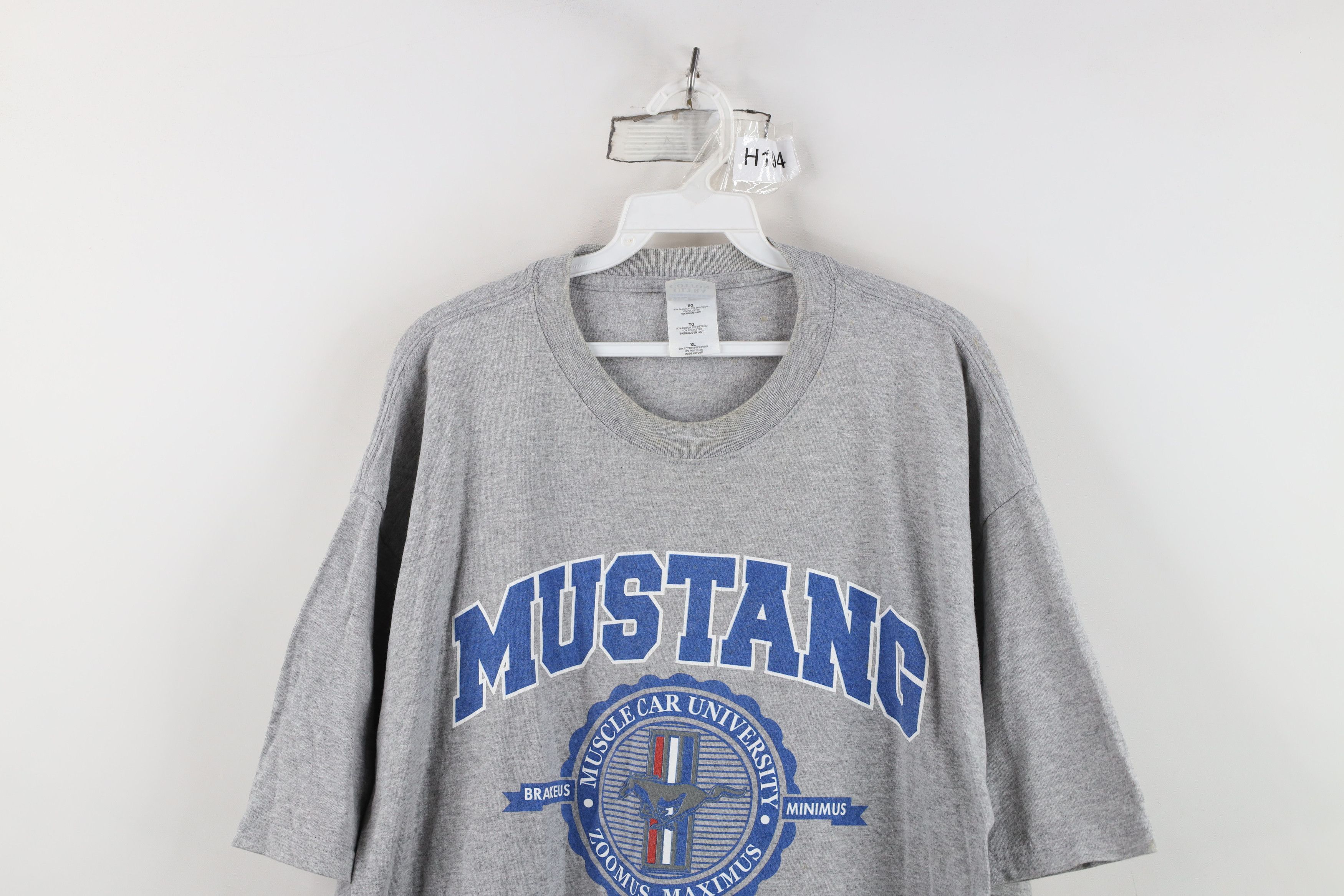 Vintage Vintage 90s Y2K Ford Motor Co Mustang Muscle Car T-Shirt Size US XL / EU 56 / 4 - 2 Thumbnail