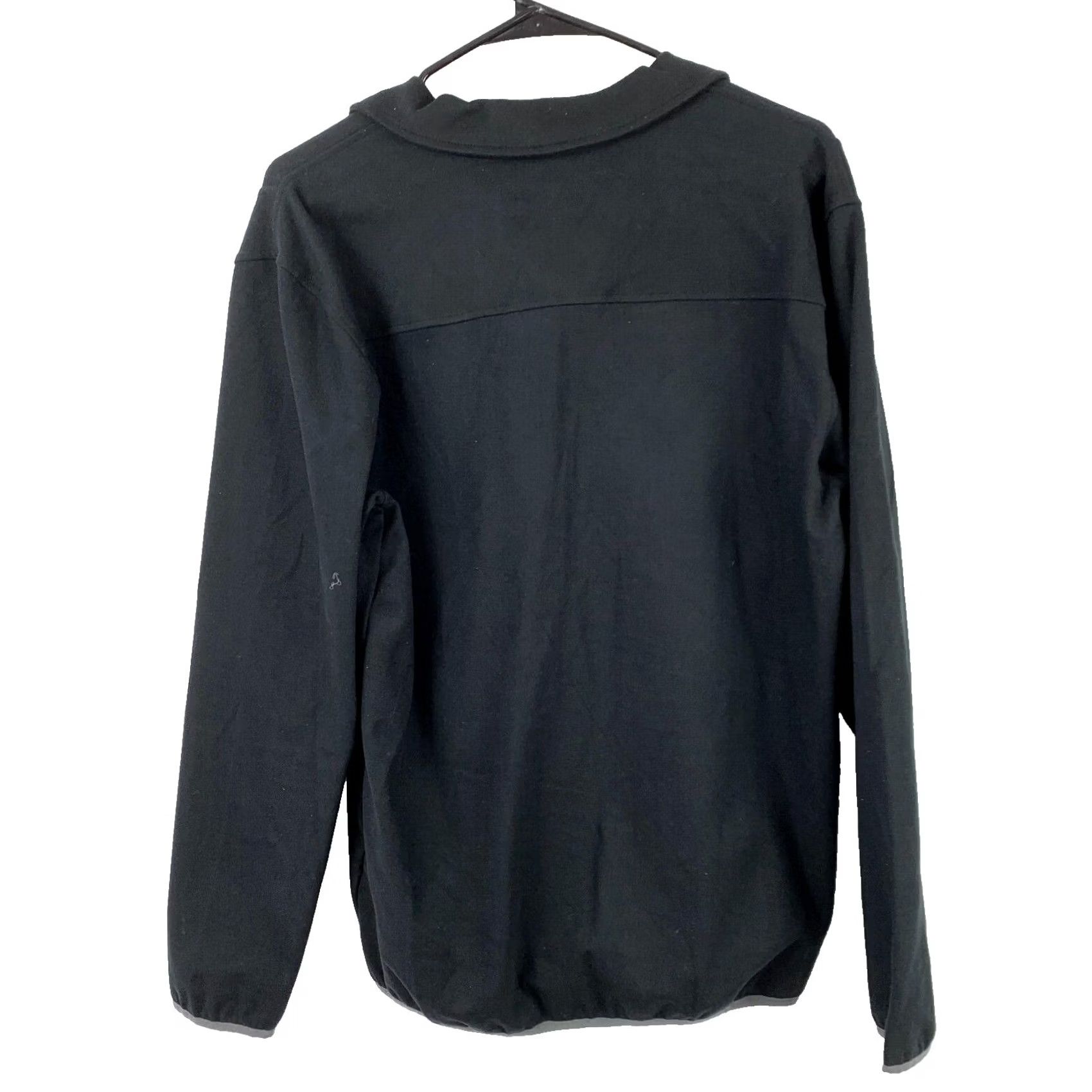 Vintage VINTAGE VTG 1946 Stretch Quarter Zip Collared Pullover Shirt Mens Medium NWT Black 95% Polyester 5% Spandex Short Sleeve? Size US M / EU 48-50 / 2 - 5 Thumbnail