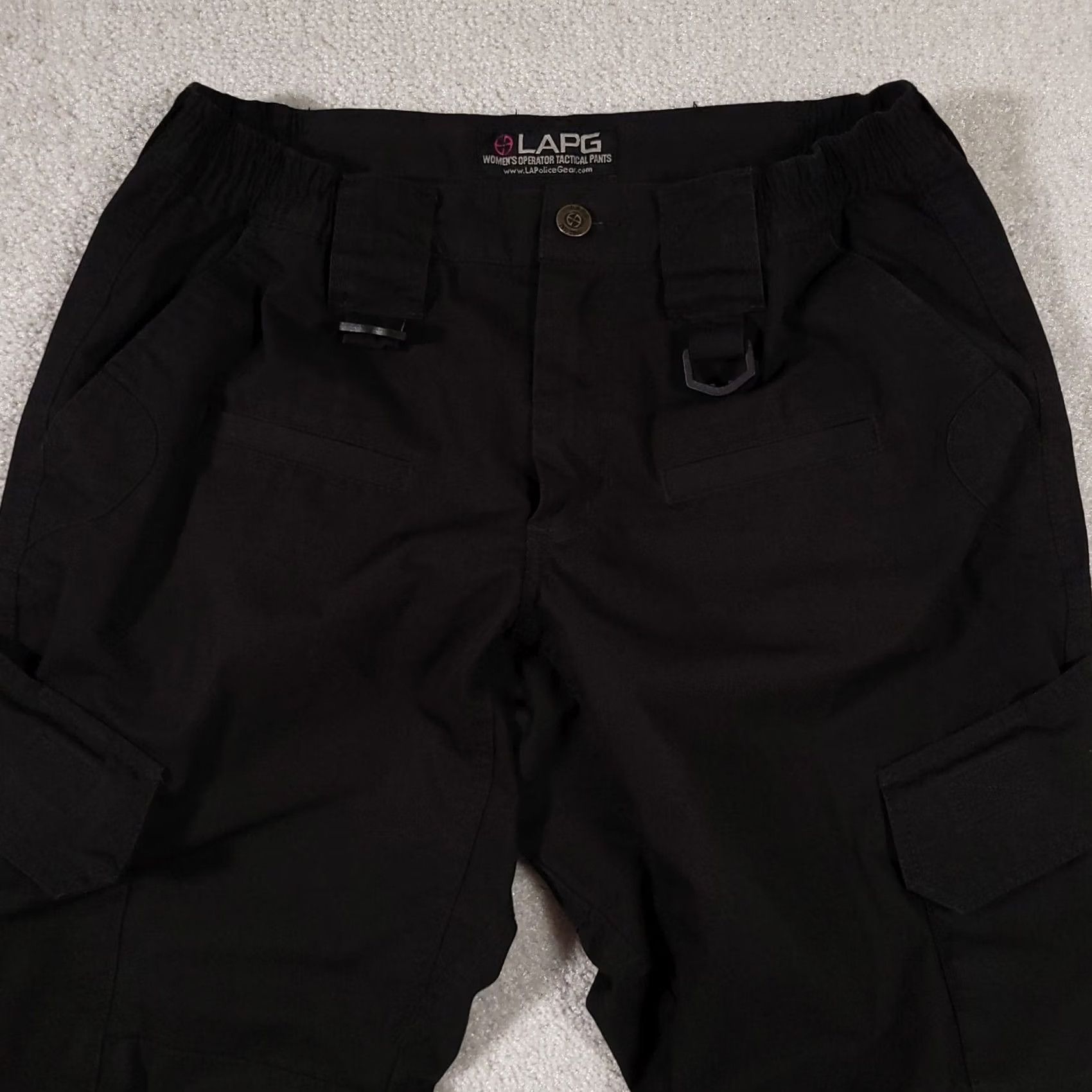 Vintage LAPG Pants Women's 6 Short Black Stretch Ops Tactical Fade Resistant Police Pants Shirt? Size 27" / US 4 / IT 40 - 3 Thumbnail