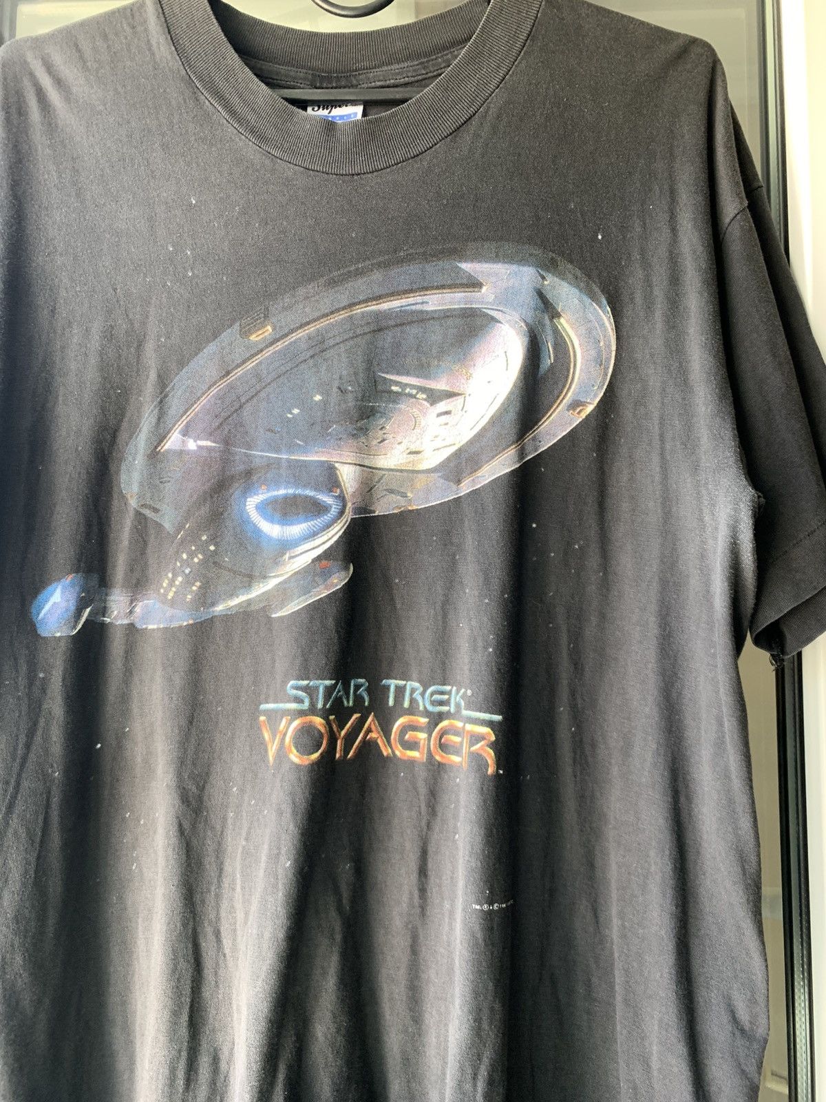 Other 🔥VINTAGE STAR TREK VOYAGER 90s TSHIRT TEE 1995 Size US L / EU 52-54 / 3 - 3 Thumbnail