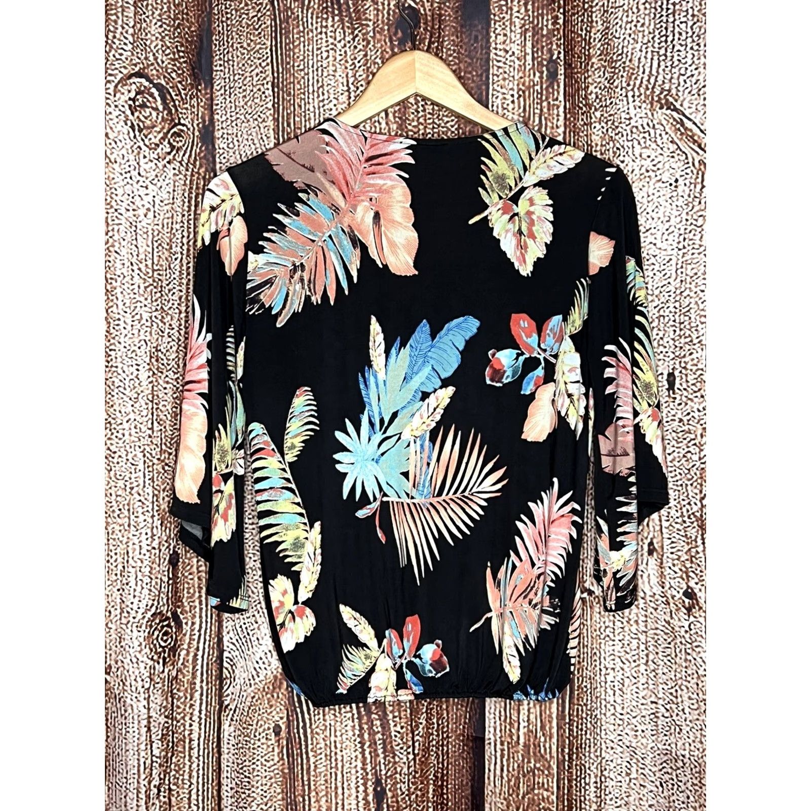 Veronica Beard Veronica Beard Blouse Shirt Women Black 3/4 Sleeve Cotton Pullover Vintage No (S) Size S / US 4 / IT 40 - 4 Thumbnail