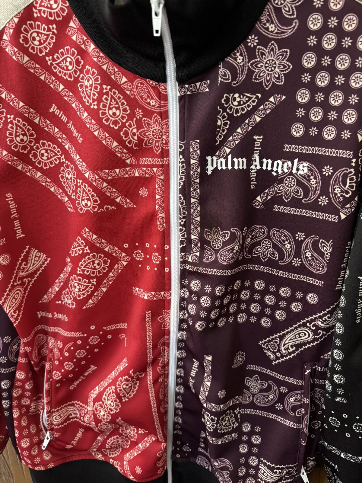 Palm Angels Palm Angels Bandana Track Jacket Size US XL / EU 56 / 4 - 3 Thumbnail