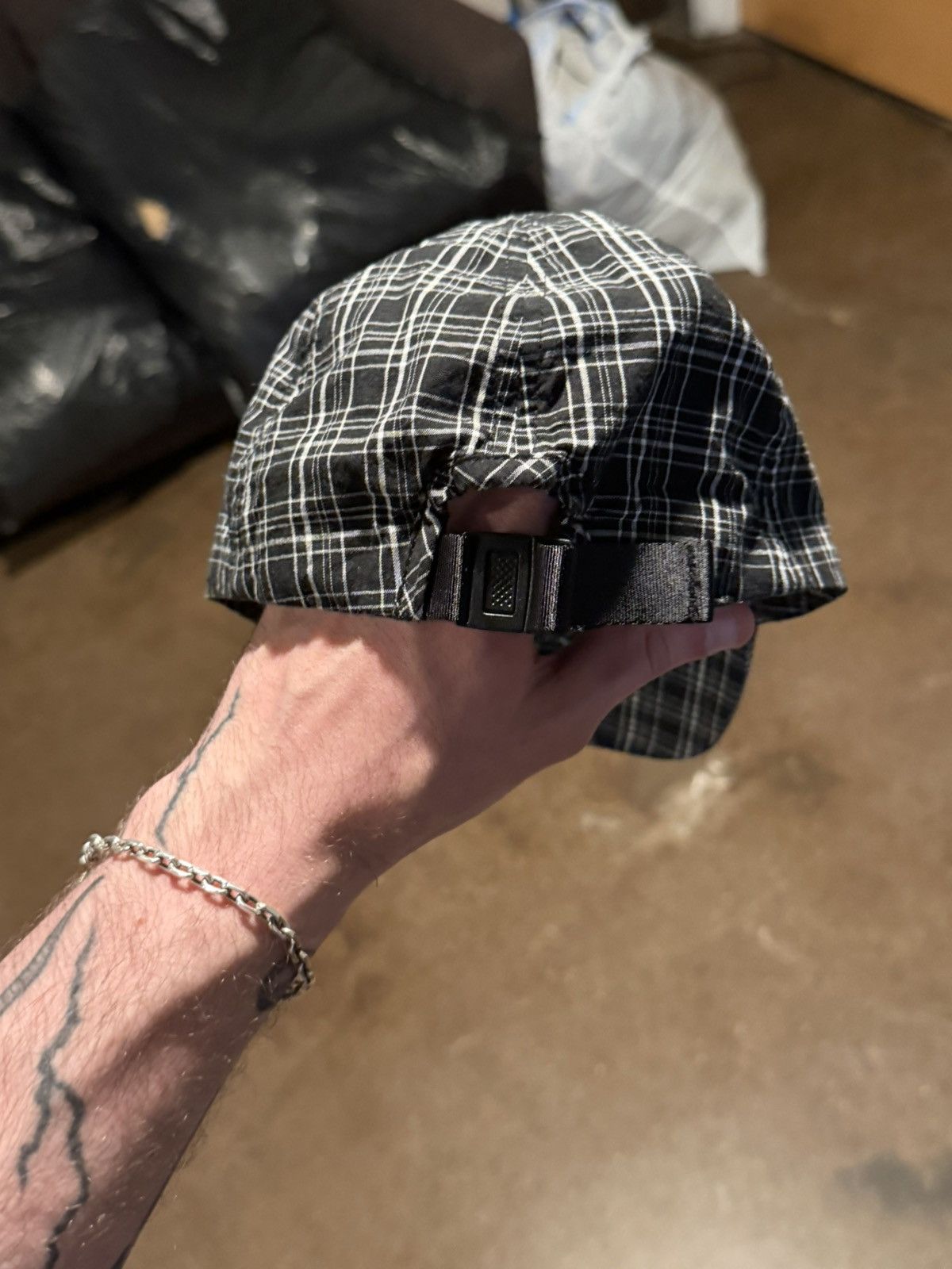 Post Overalls Post O’Alls #3903-CBC POST Ball Cap : broadcloth check Size ONE SIZE - 5 Thumbnail