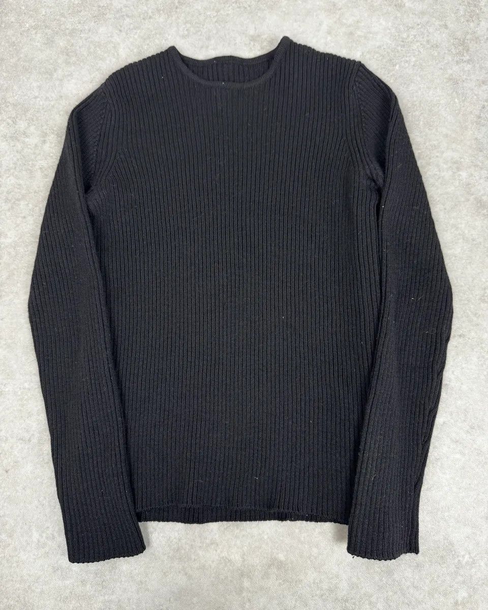 Emporio Armani 2000s Emporio Armani Black Wool Zip Sweater Size US S / EU 44-46 / 1 - 1 Thumbnail