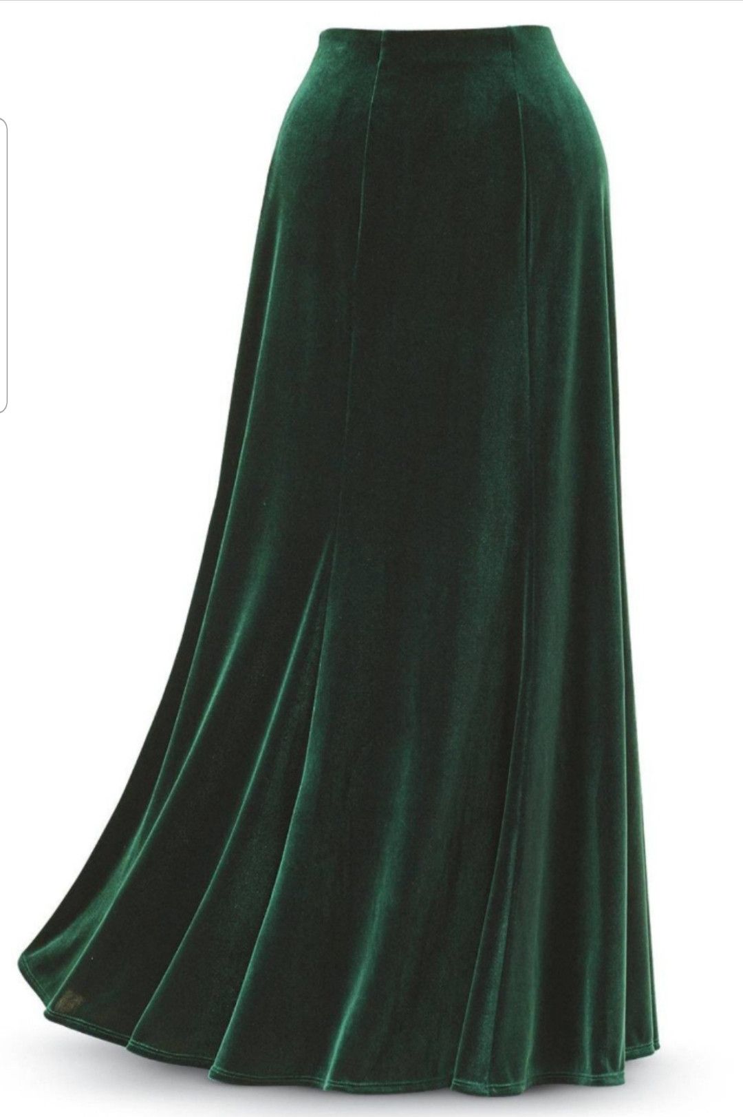 Other PYRAMID COLLECTION GREEN VELVET SKIRT GOTHIC VICTORIAN 2X Size 42" / US 20 - 4 Thumbnail