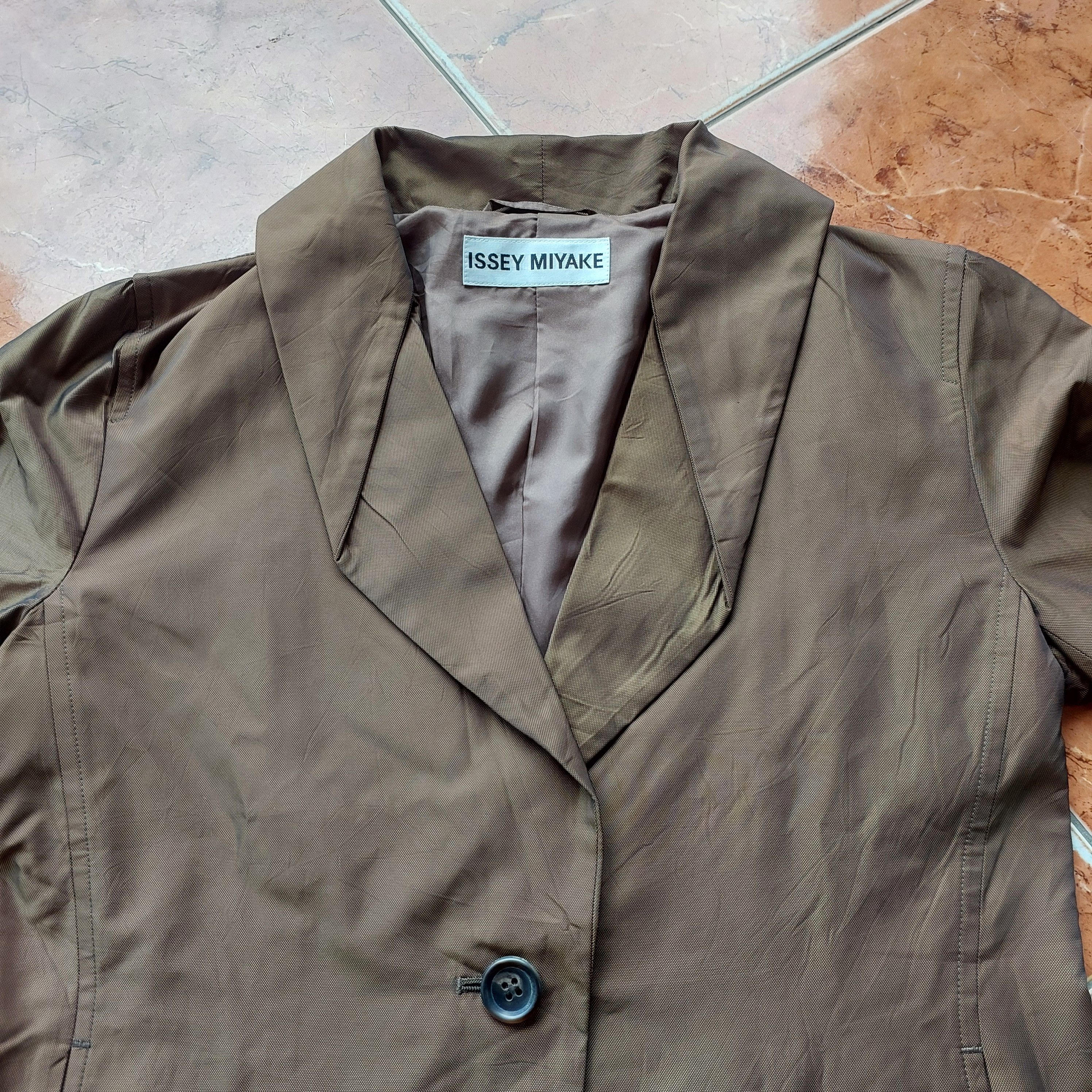 Issey Miyake Issey miyake brown blazer Size S / US 4 / IT 40 - 4 Thumbnail