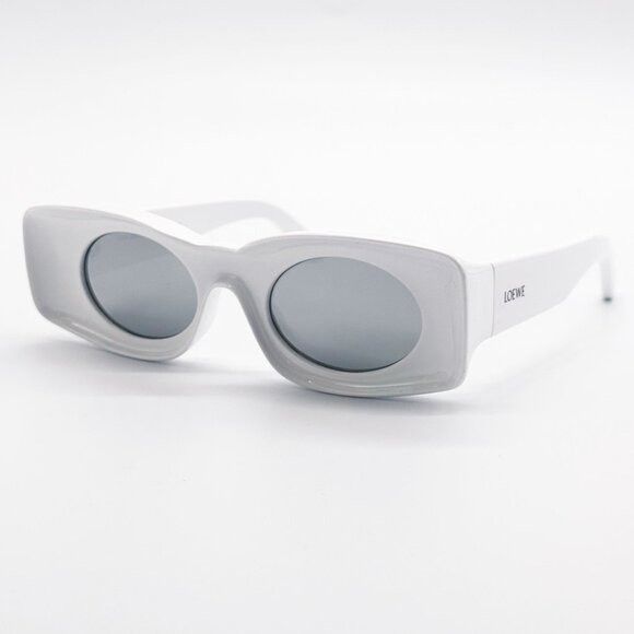 Loewe NEW LOEWE SUNGLASSES LW40033I 21C WHITE UNISEX EYEWEAR Size ONE SIZE - 3 Thumbnail