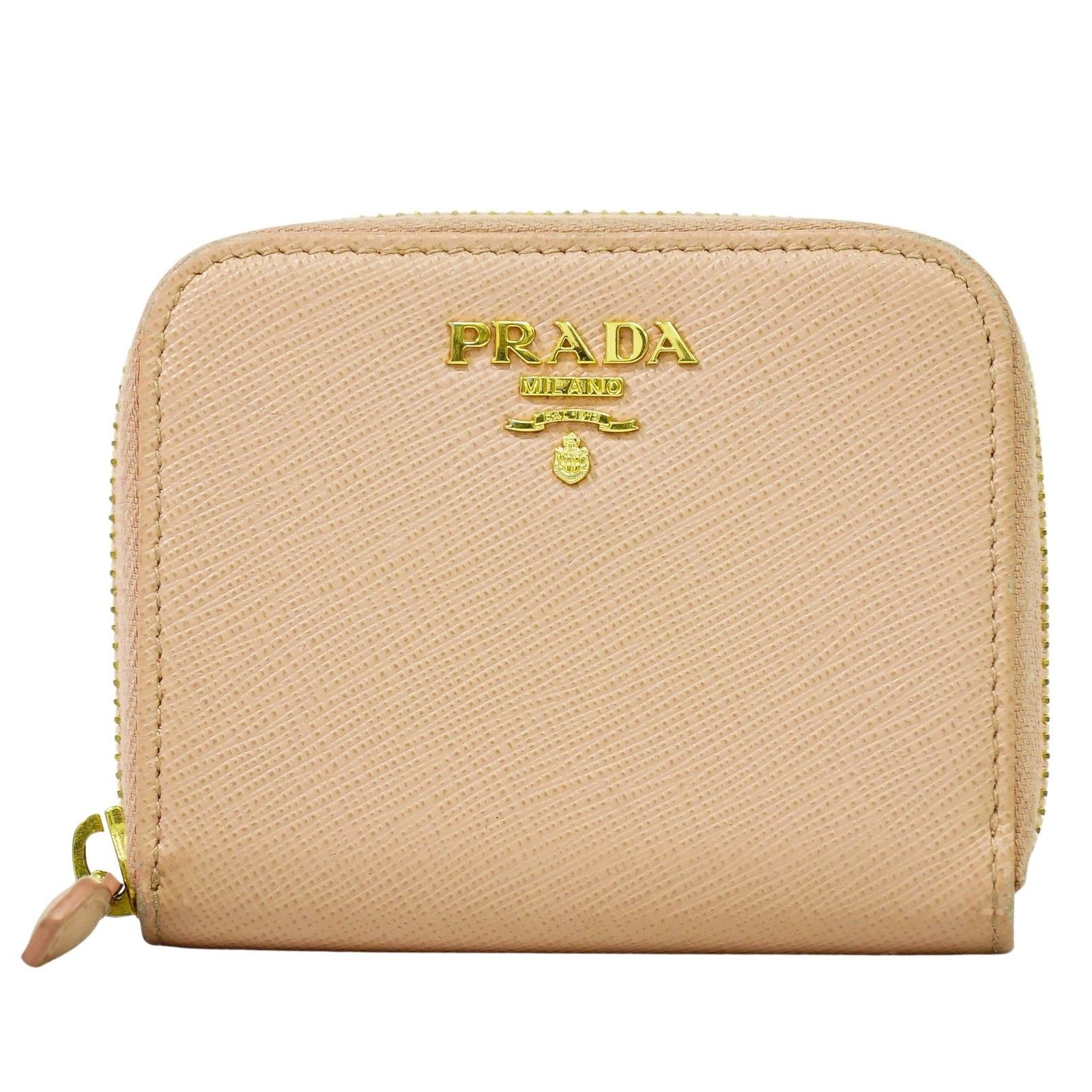 Prada Prada Saffiano Coin Purse Leather Size ONE SIZE - 1 Thumbnail