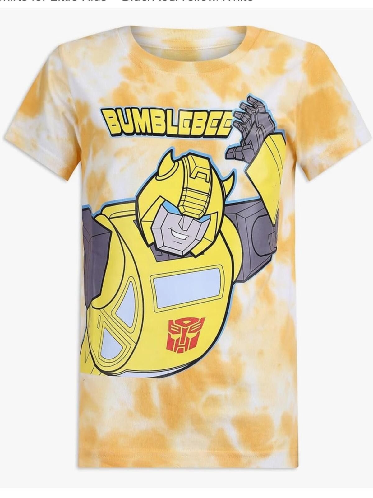 Transformers Transformers / Bumblebee Tie Dye Tee / Yellow / Boys Size US XXS / EU 40 - 1 Thumbnail