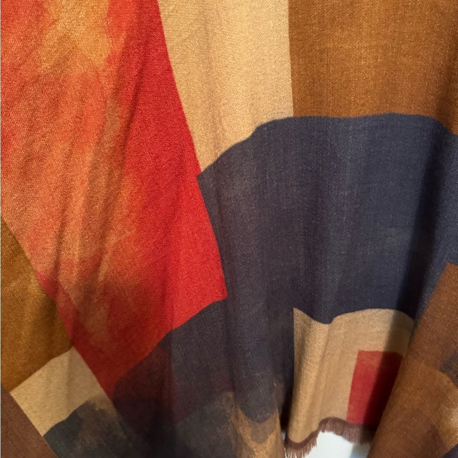 Other SAACHI Red and Brown Kimono Wrap Size ONE SIZE - 6 Thumbnail
