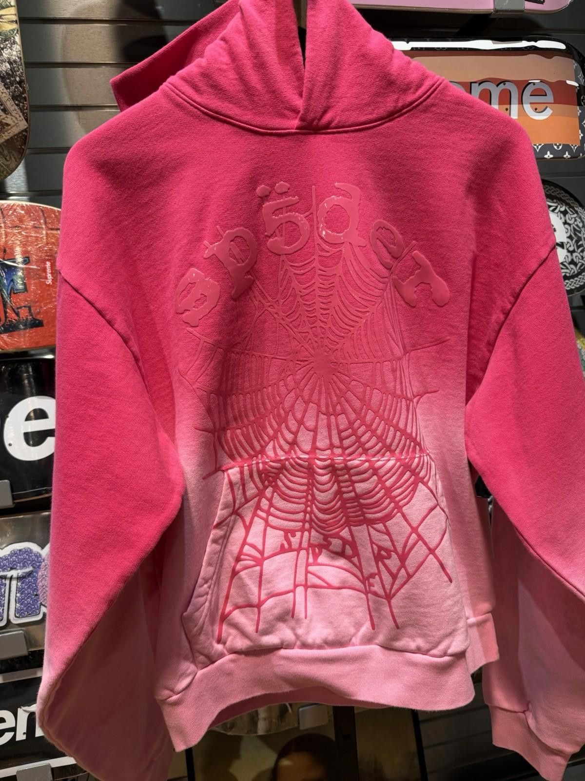 Sp5der Sp5der Pink Pullover Gel Hoodie Size Medium 2026 Size US M / EU 48-50 / 2 - 5 Thumbnail