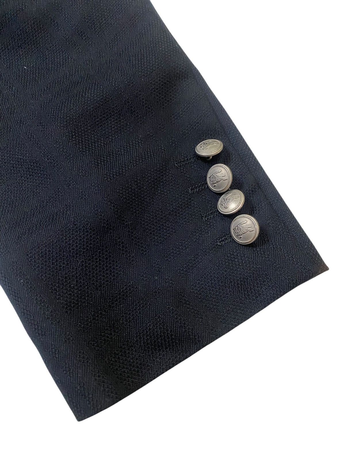 Burberry × Designer Burberrys metal button blazer coat Size US L / EU 52-54 / 3 - 8 Thumbnail