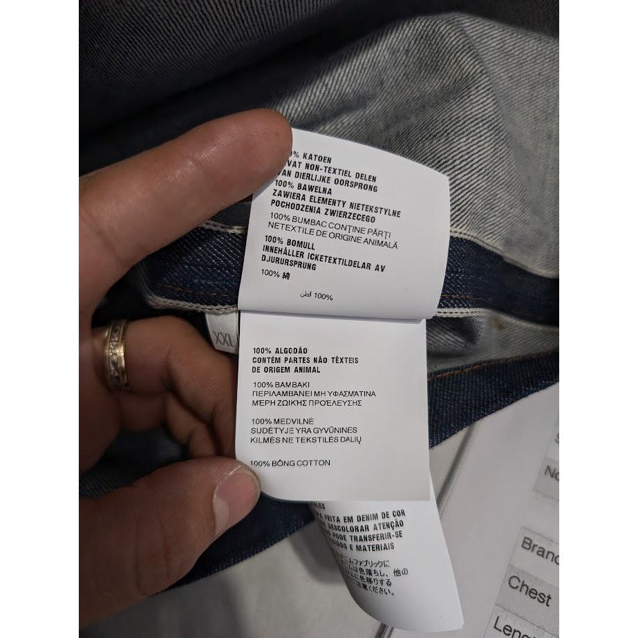 Prada o1rshd1 Selvage Denim in Blue Size US XXL / EU 58 / 5 - 16 Thumbnail