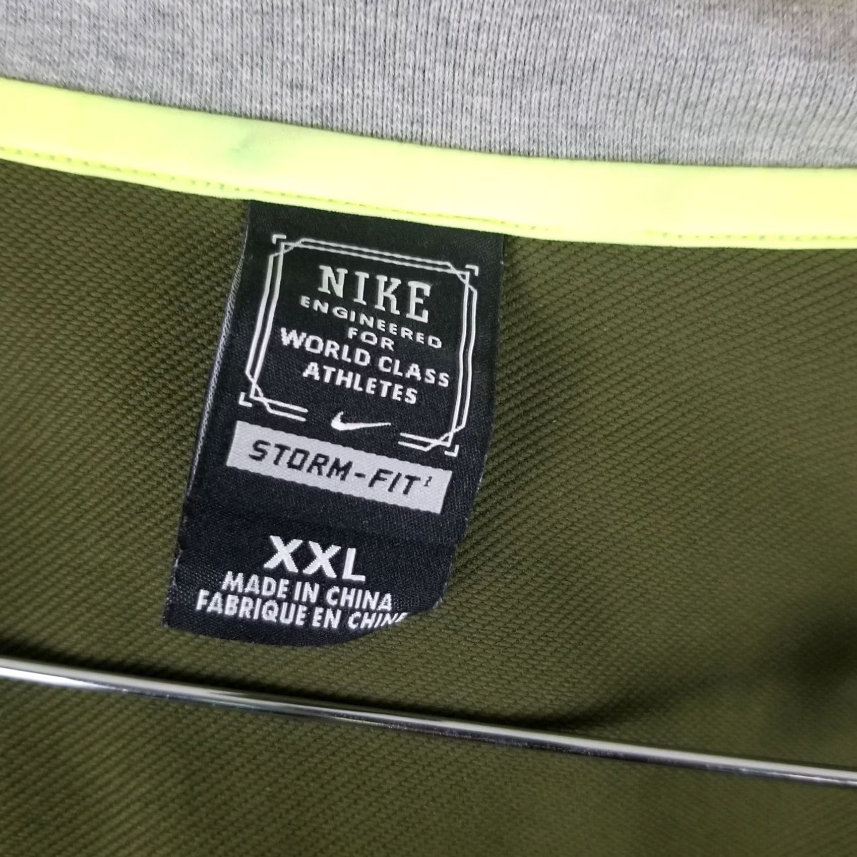 Nike Nike Tech Fleece Full Zip Hoodie Mens XXL Gray Green Lined Jacket Size US XXL / EU 58 / 5 - 7 Thumbnail