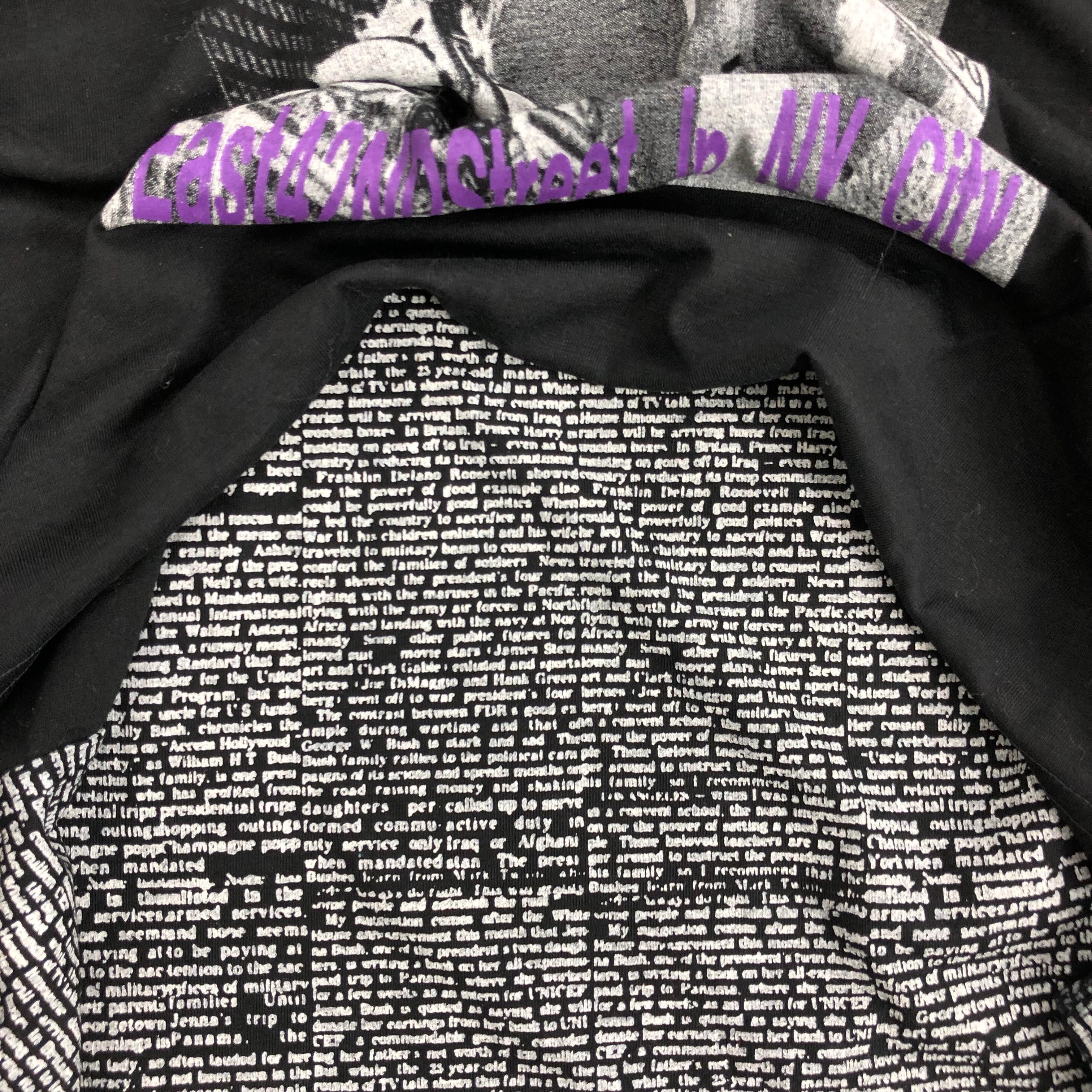 Japanese Brand Y2K Japanese Double Layers Print Gothic Poem Fur Zip Hoodie Size US M / EU 48-50 / 2 - 8 Thumbnail