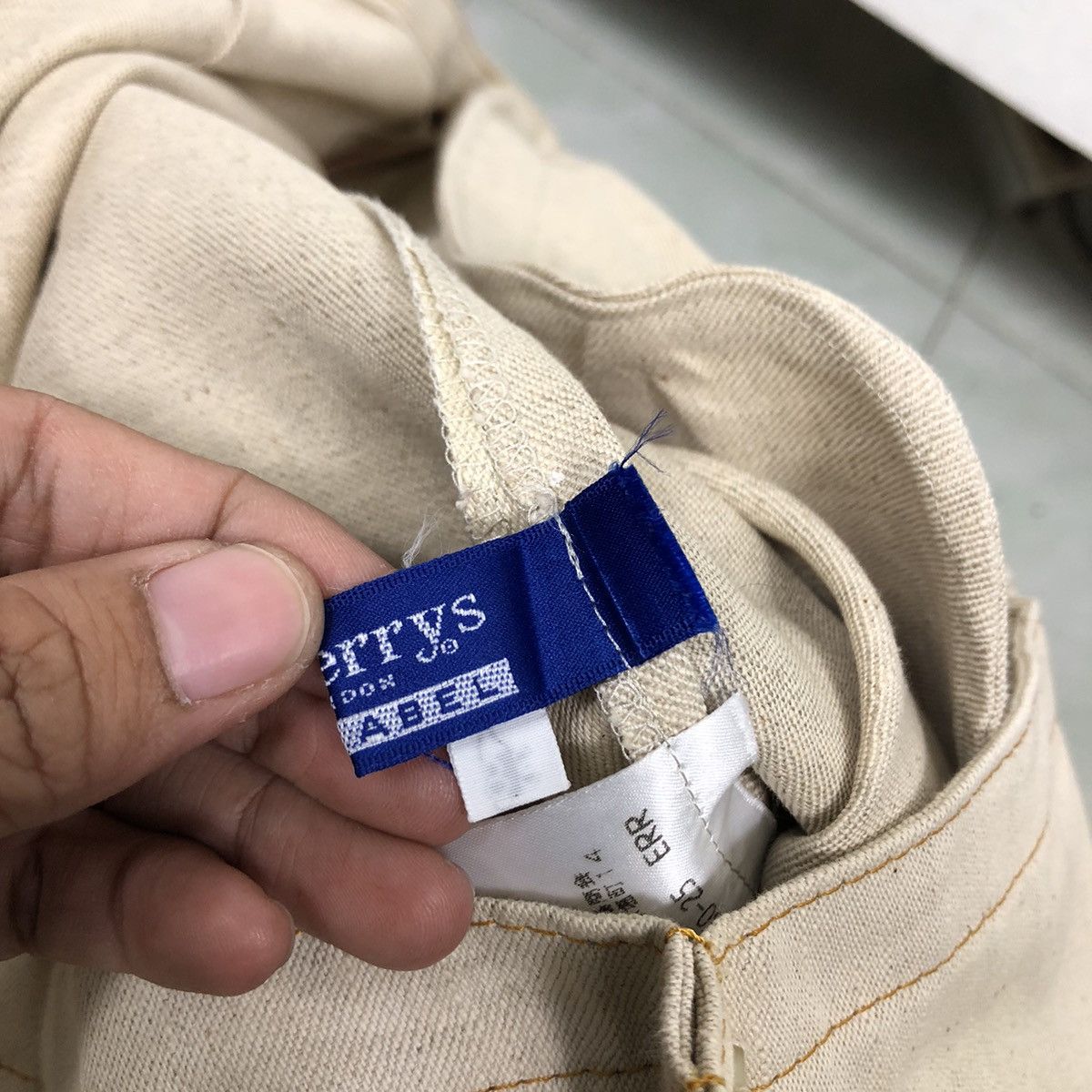 Burberry Vintage Burberrys London Blue Label Skirt Chore Duck Canvas Size 28" / US 6 / IT 42 - 13 Thumbnail