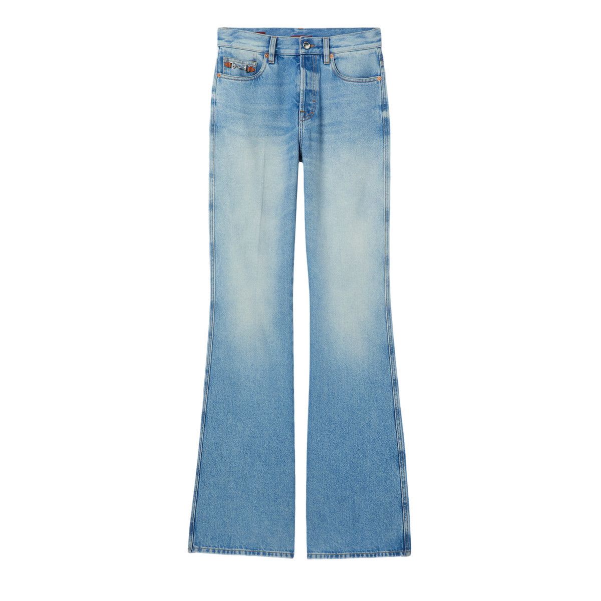 Gucci GUCCI $1700 Light Blue Bleached Denim Pants New & Authentic Size 30" / US 8 / IT 44 - 1 Preview