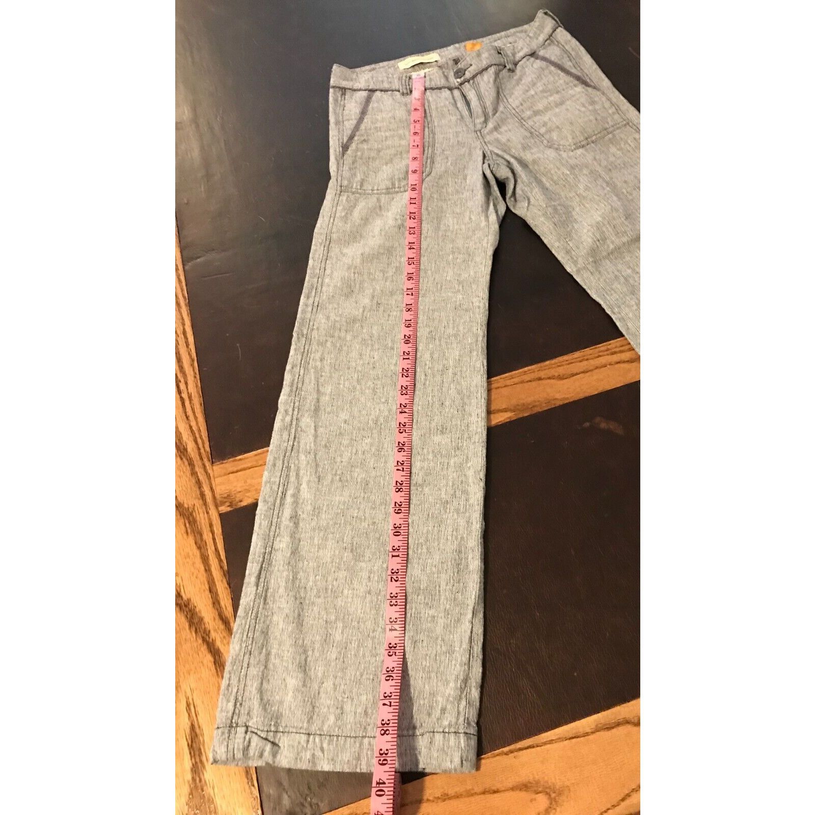 Anthropologie Anthropologie Pilcro and the Letterpress Blue Wide Leg Pant Size 28" / US 6 / IT 42 - 5 Thumbnail