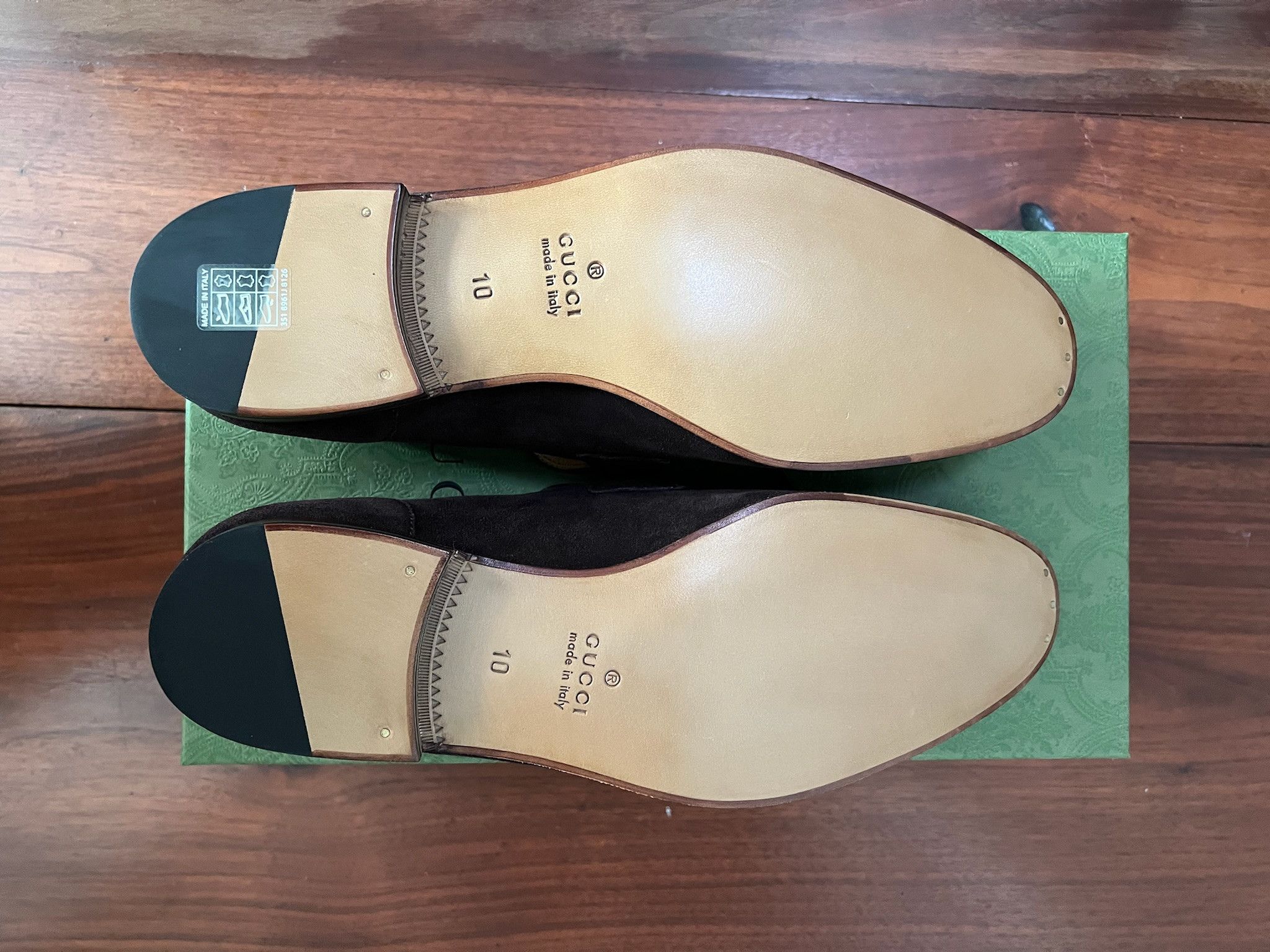 Gucci Men's Jordaan Moc Suede Size US 10 / EU 43 - 9 Thumbnail