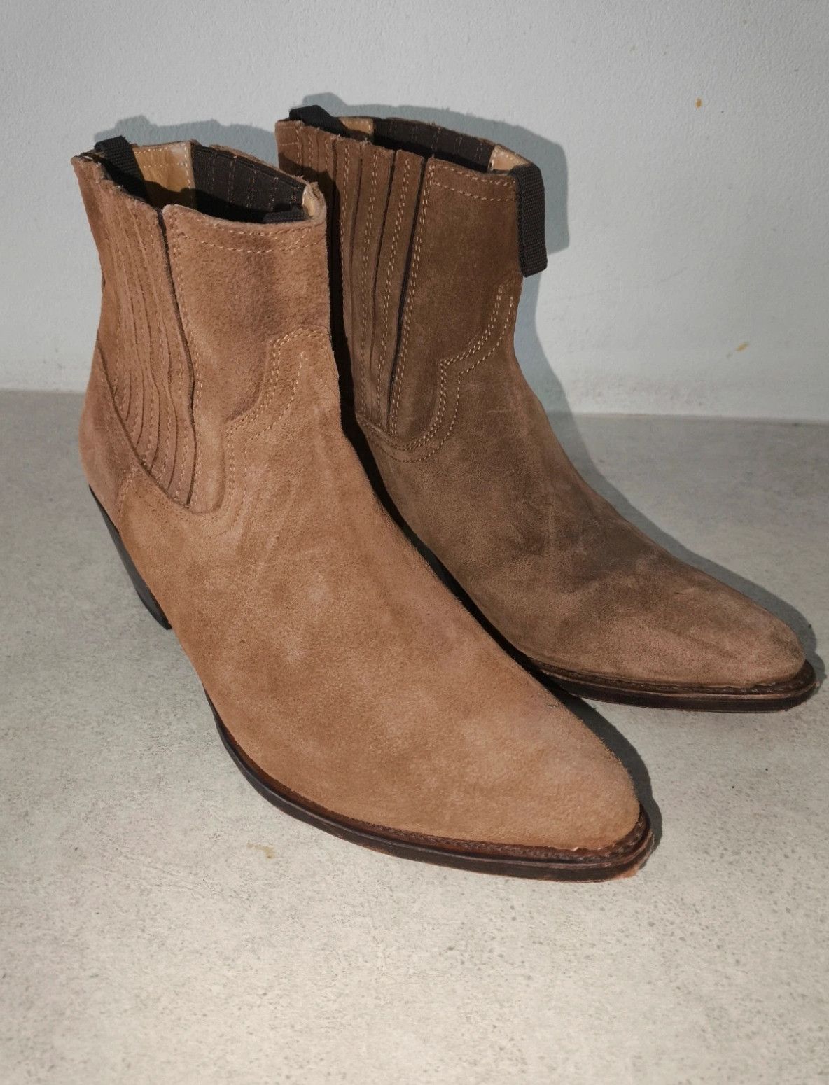 Sendra 1692 Cuervo Western Leather Boots Size 38