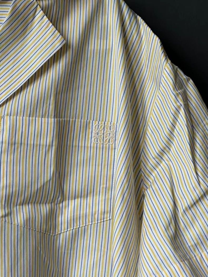 Loewe LOEWE size 32 Embroidered striped short shirt Size S / US 4 / IT 40 - 3 Thumbnail