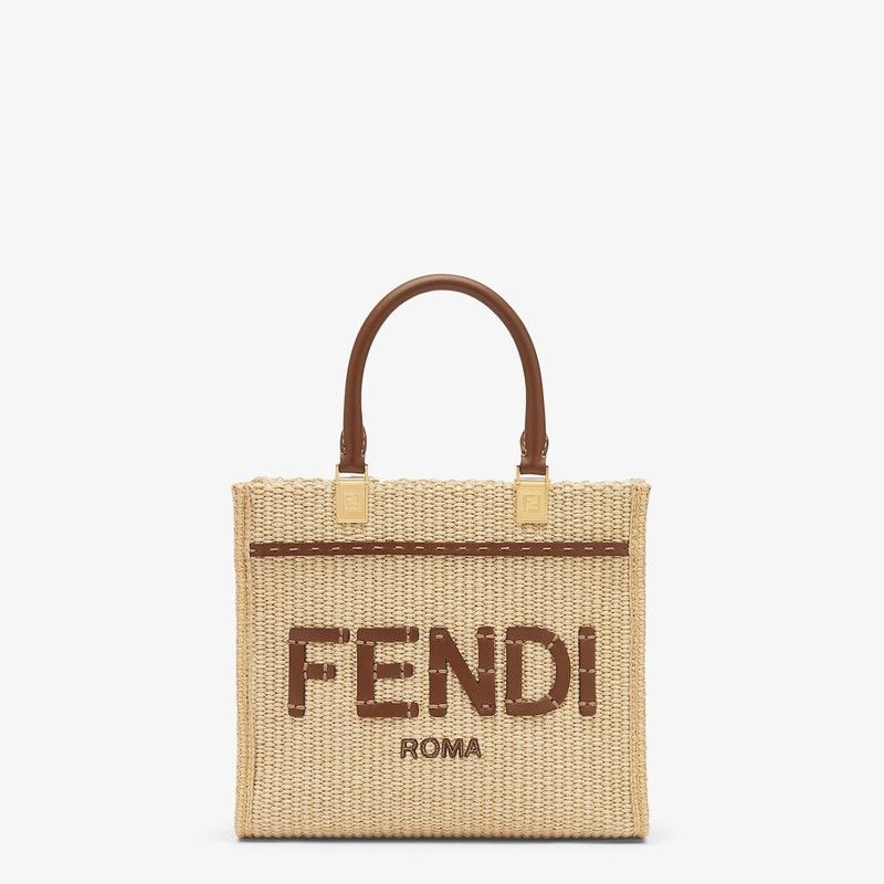 Fendi o1s1wg110426 Size: OS / Sunshine Small Tote Bag in Beige Size ONE SIZE - 1 Thumbnail