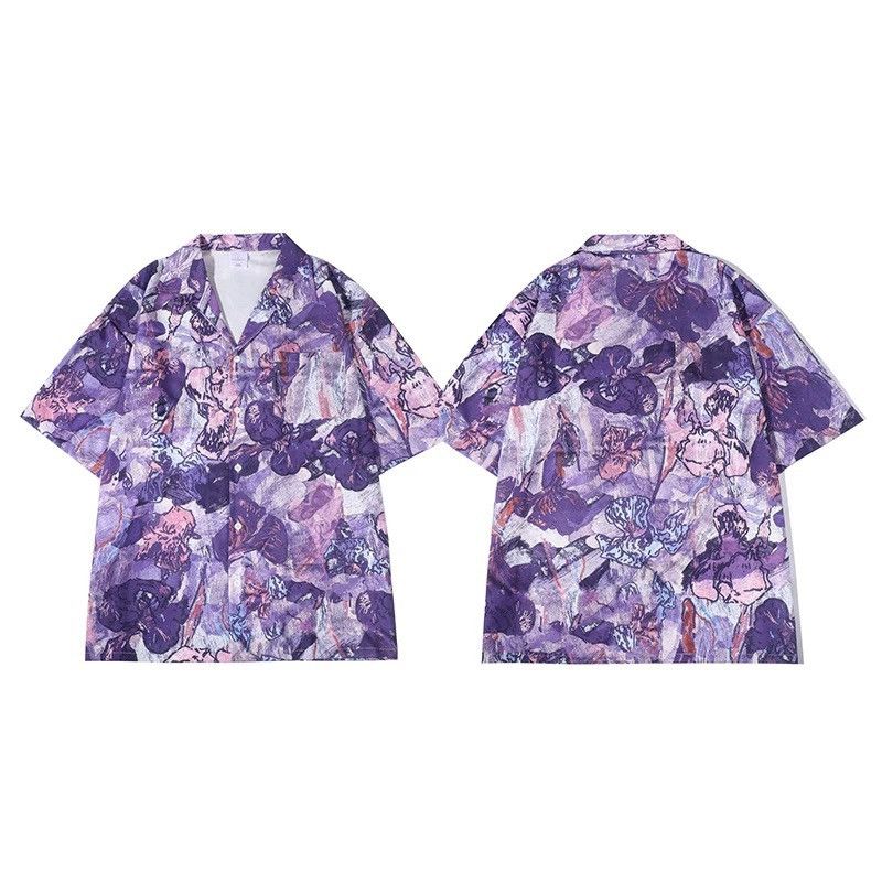 Other Graffiti Button Up Short Sleeve Shirt Size US M / EU 48-50 / 2 - 7 Thumbnail
