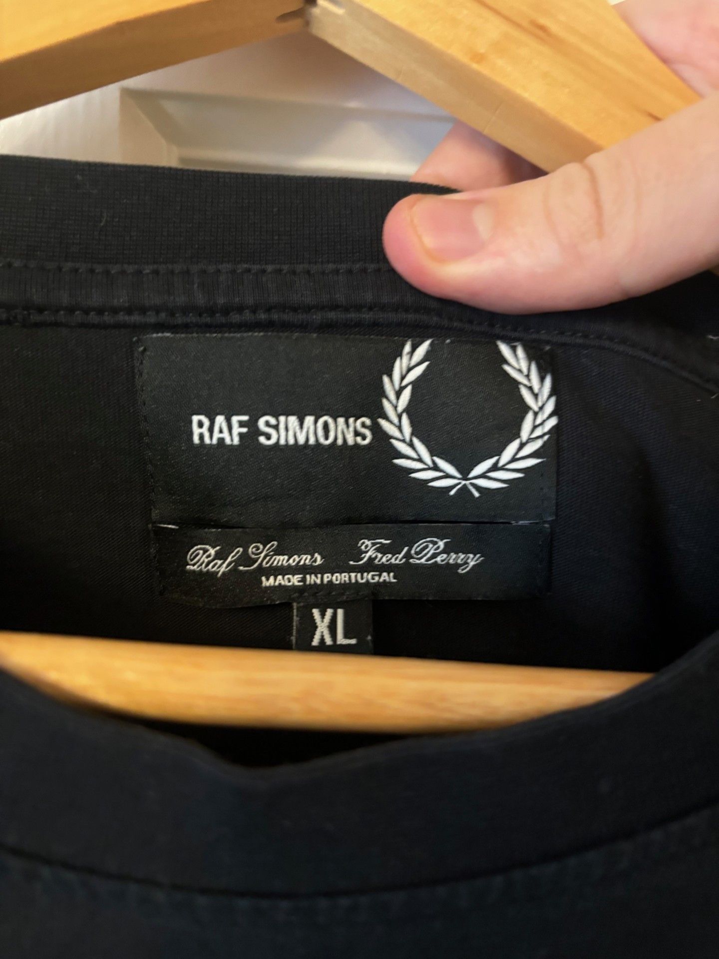 Fred Perry × Raf Simons Raf Simons x Fred Perry Black T-Shirt Size US XL / EU 56 / 4 - 9 Thumbnail