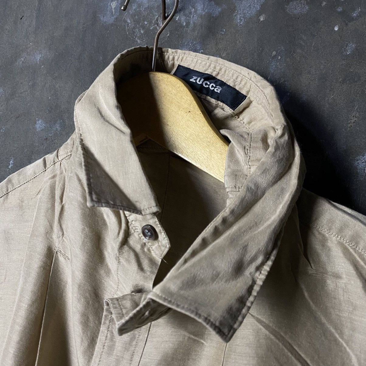 Issey Miyake × Japanese Brand × Zucca Vintage zucca issey miyake crooked 2 in 1 unique collar Size US M / EU 48-50 / 2 - 6 Thumbnail
