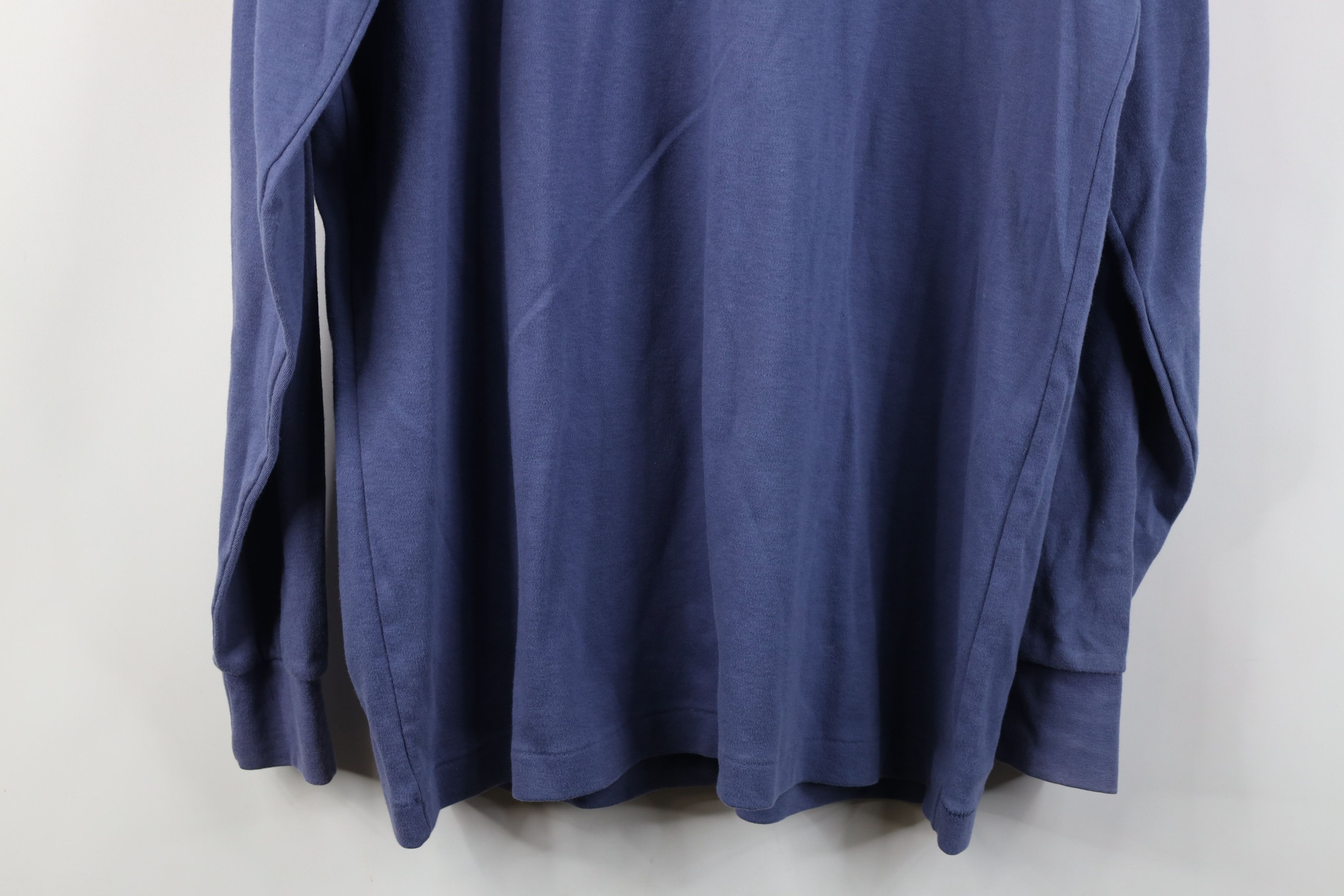 Vintage Vintage 90s Streetwear Blank Turtleneck Long Sleeve T-Shirt Size US L / EU 52-54 / 3 - 16 Thumbnail