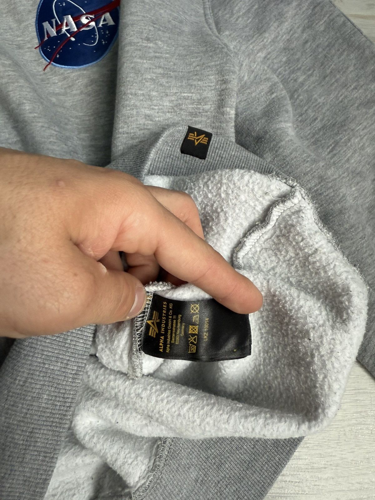 Alpha Industries × NASA Sweatshirt Alpha Industries NASA Crewneck Size US XXL / EU 58 / 5 - 5 Thumbnail