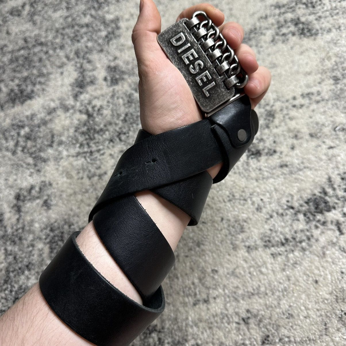 Diesel DIESEL Vintage Luxury Belt Leather Size ONE SIZE - 1 Thumbnail