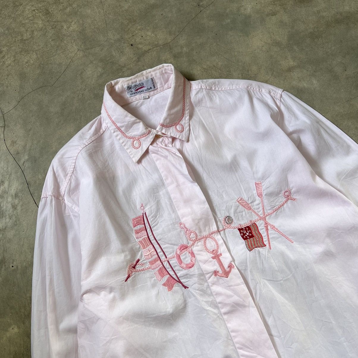 Vintage Segreta by Emmanuel Schvili Button up Shirt Size L / US 10 / IT 46 - 2 Thumbnail
