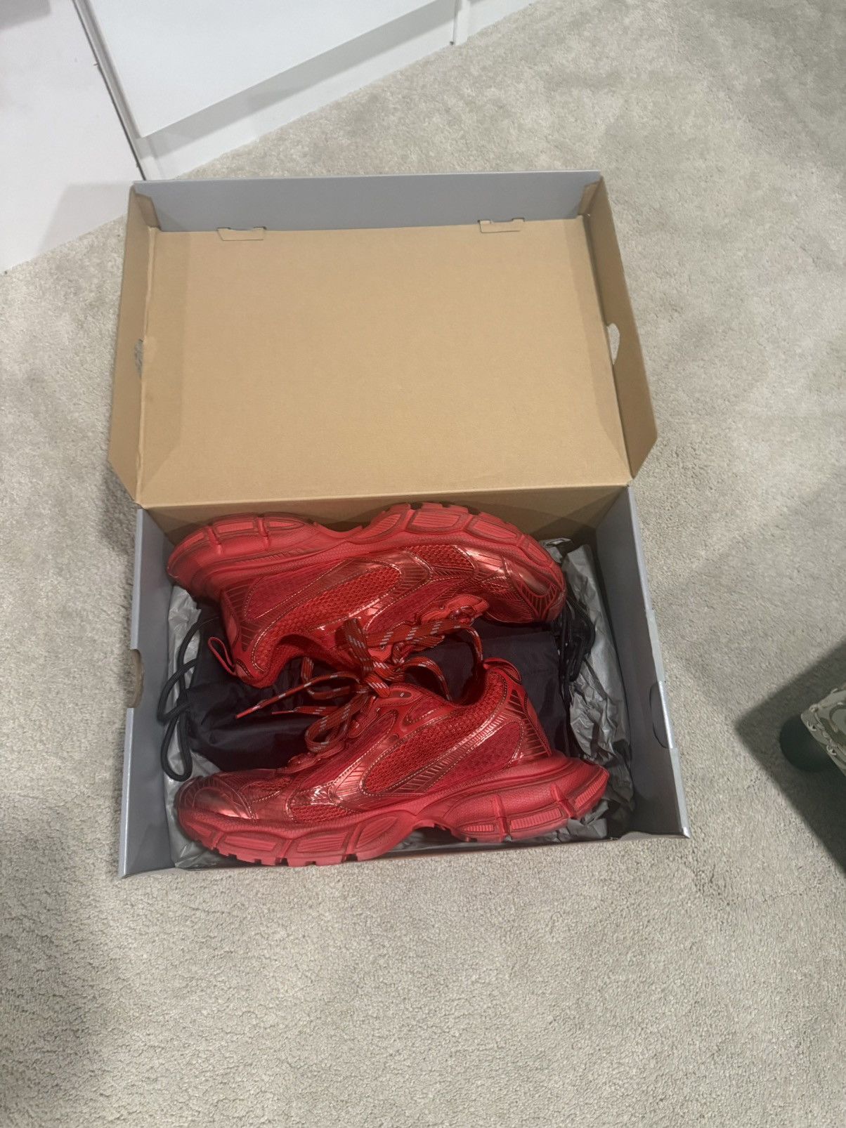 Balenciaga Red balenciaga 3XL sneakers Size US 12 / EU 45 - 7 Thumbnail