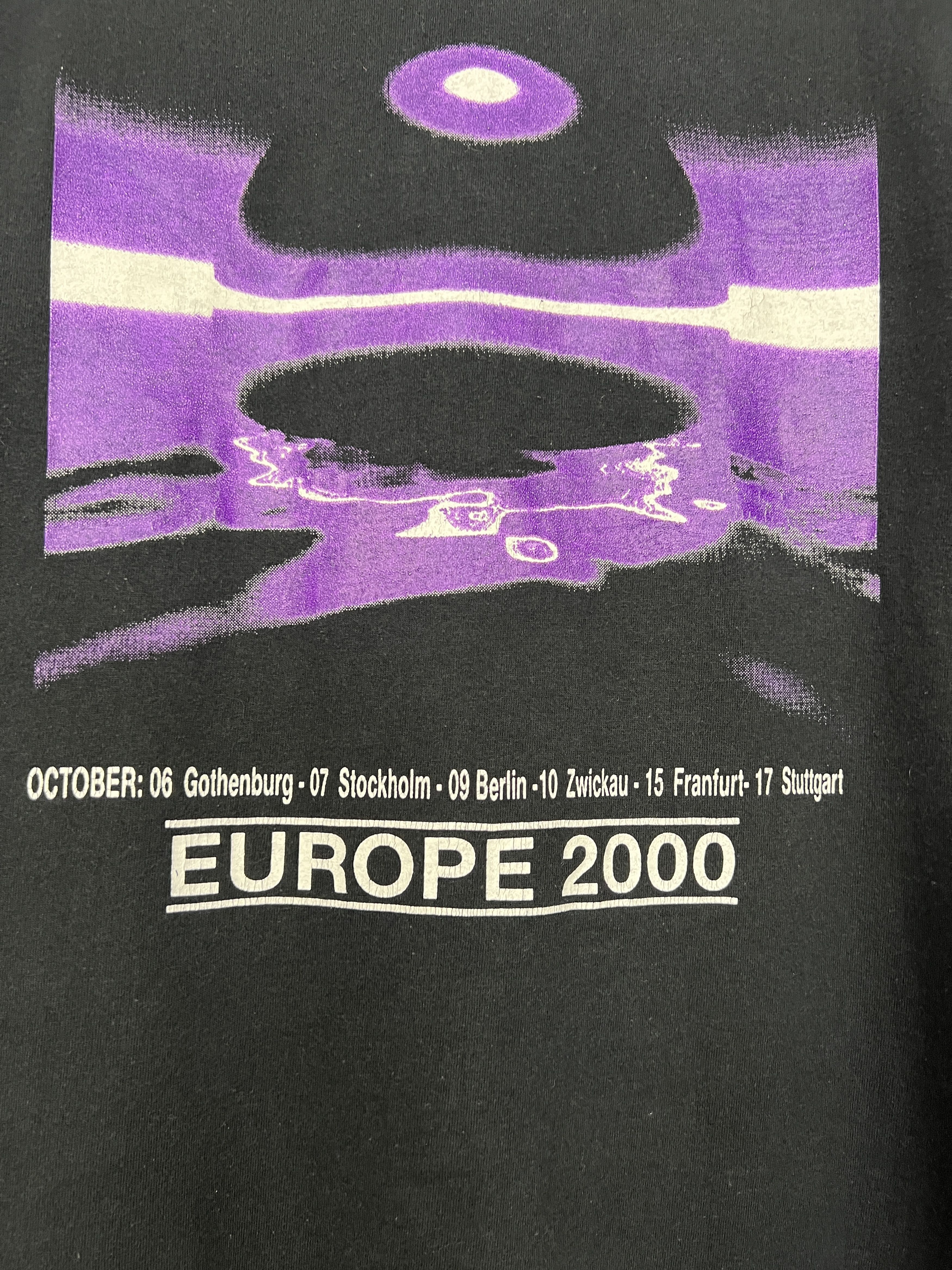 Vintage Vintage 90's Deep Purple Europe Tour Band Tee Over Print Size US XL / EU 56 / 4 - 10 Thumbnail