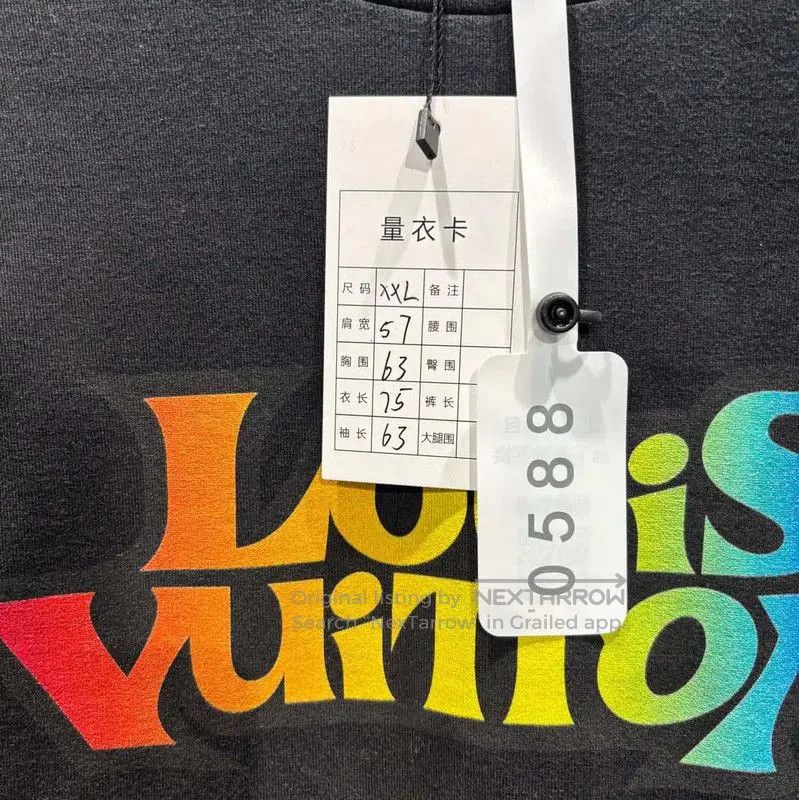Louis Vuitton Louis Vuitton XXL Black Polyester Long Sleeve Sweatshirt . Size US XXL / EU 58 / 5 - 5 Thumbnail