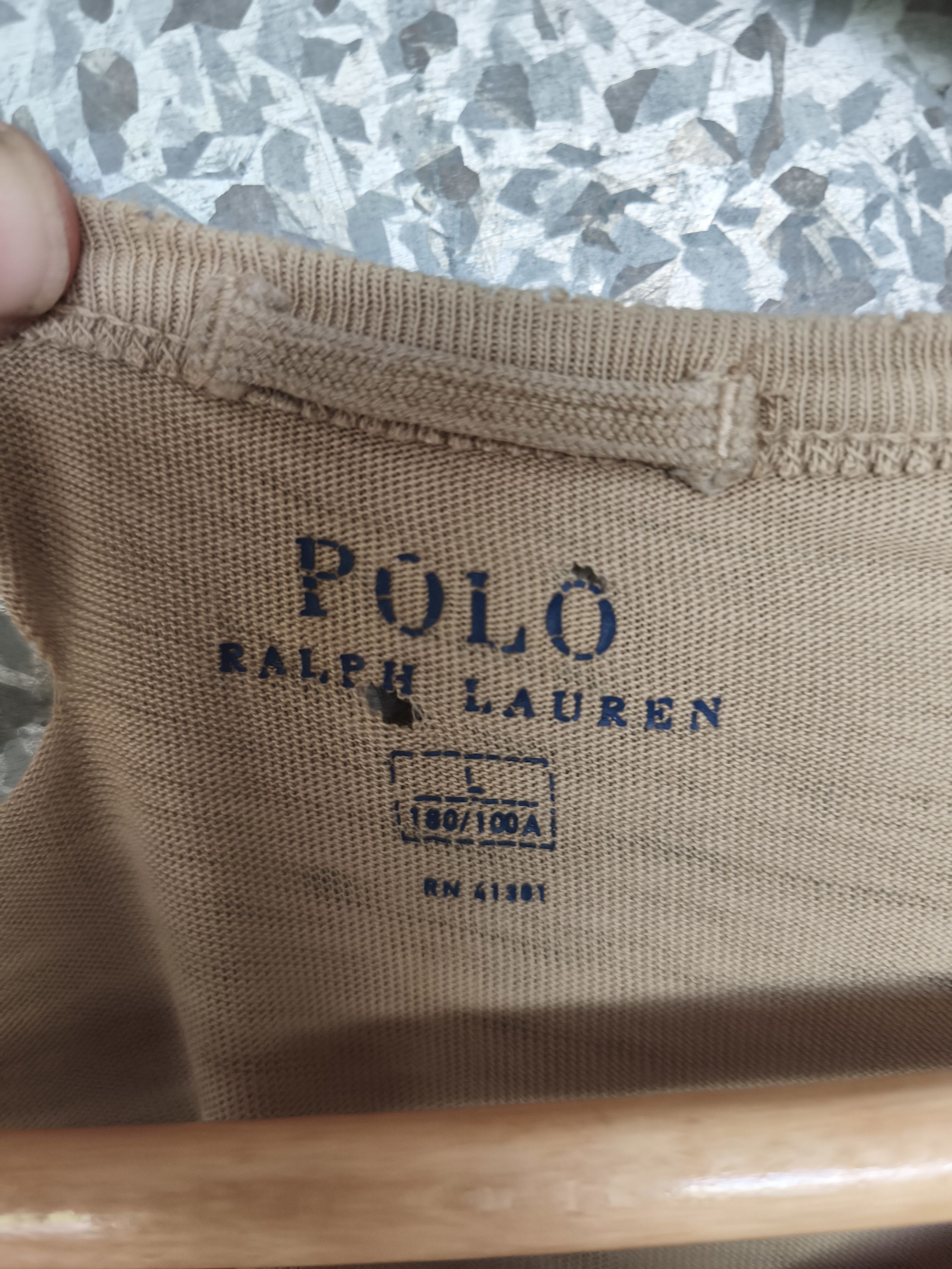 Ralph Lauren Polo Ralph Lauren t shirt distressed Size US L / EU 52-54 / 3 - 5 Thumbnail