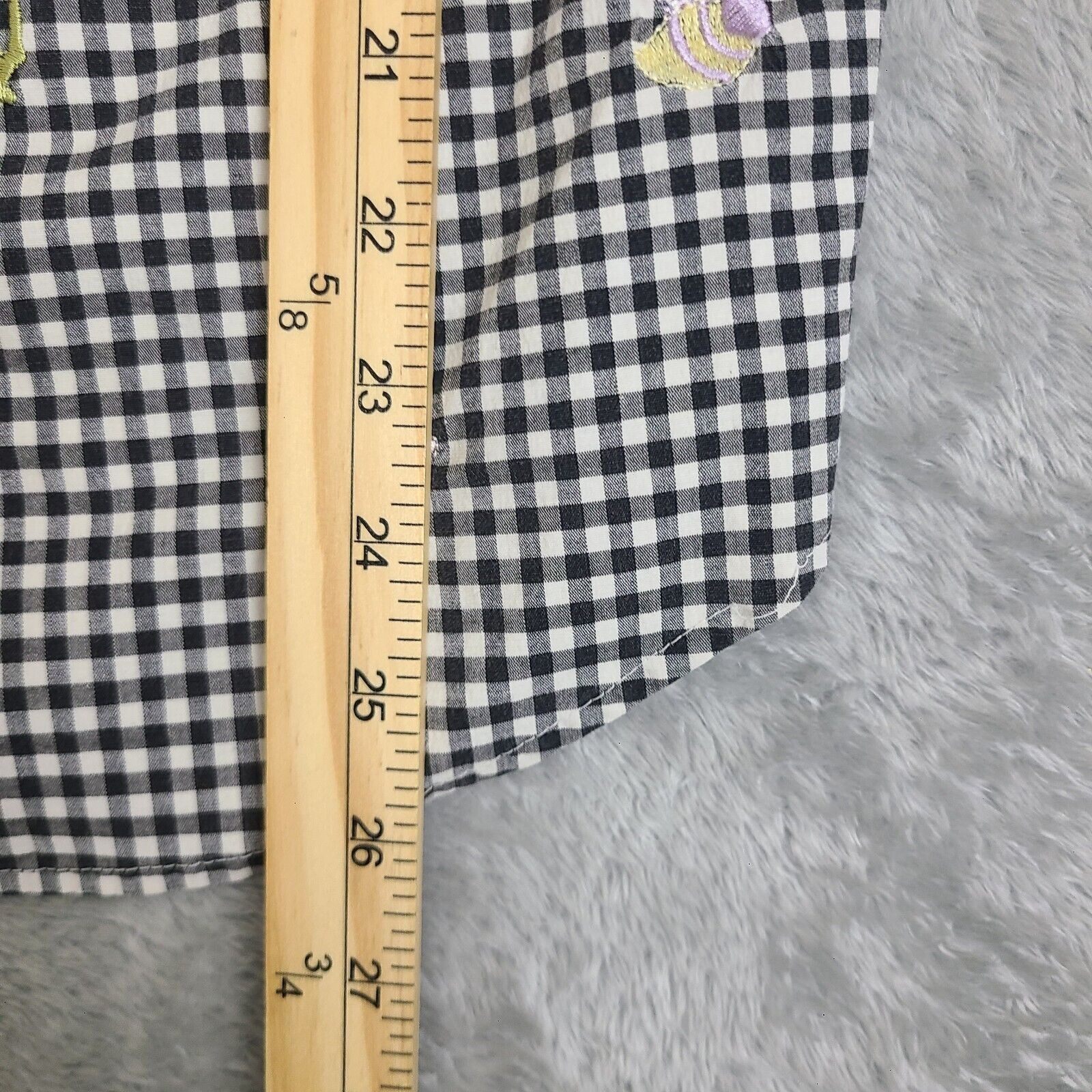 Vintage Vintage Teddi Petite Button Down Shirt Womens Size PL Embroi Size ONE SIZE - 7 Thumbnail