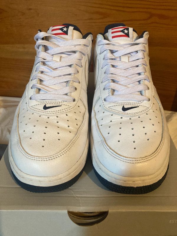 Nike Nike Air Force One AF1 - Puerto Rico - UK 9 RARE Size US 10 / EU 43 - 3 Thumbnail