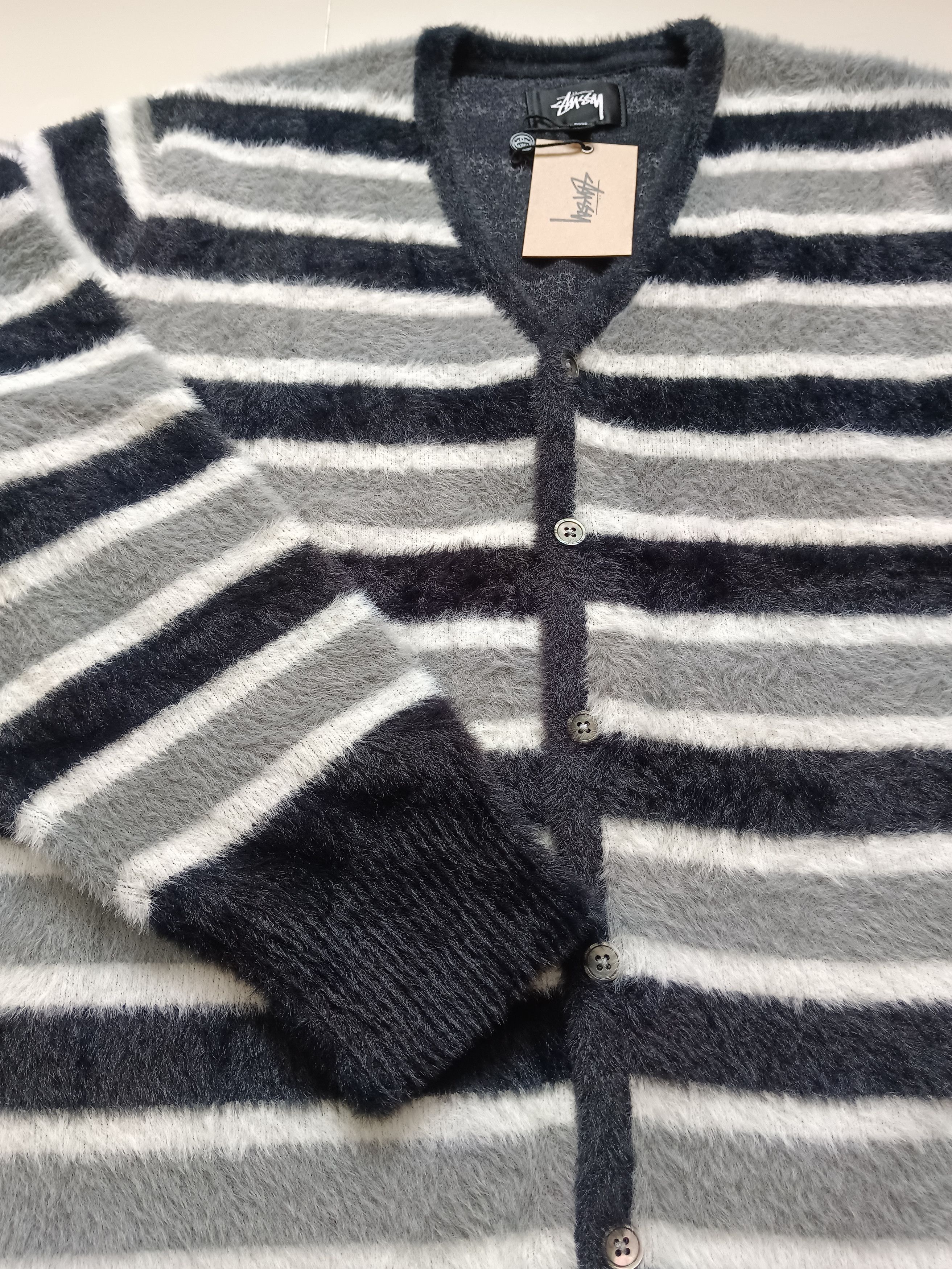Stussy Stussy Gigi Hadid Mohair Cadigan Size US L / EU 52-54 / 3 - 5 Thumbnail