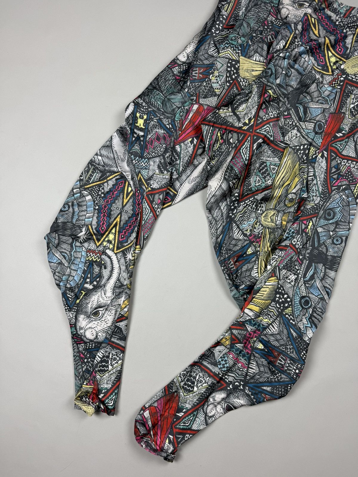 V AVE SHOE REPAIR V Ave Shoe Repair Avantgarde Abstract Pattern Pants Trousers Size 25" / US 0 / IT 36 - 19 Thumbnail