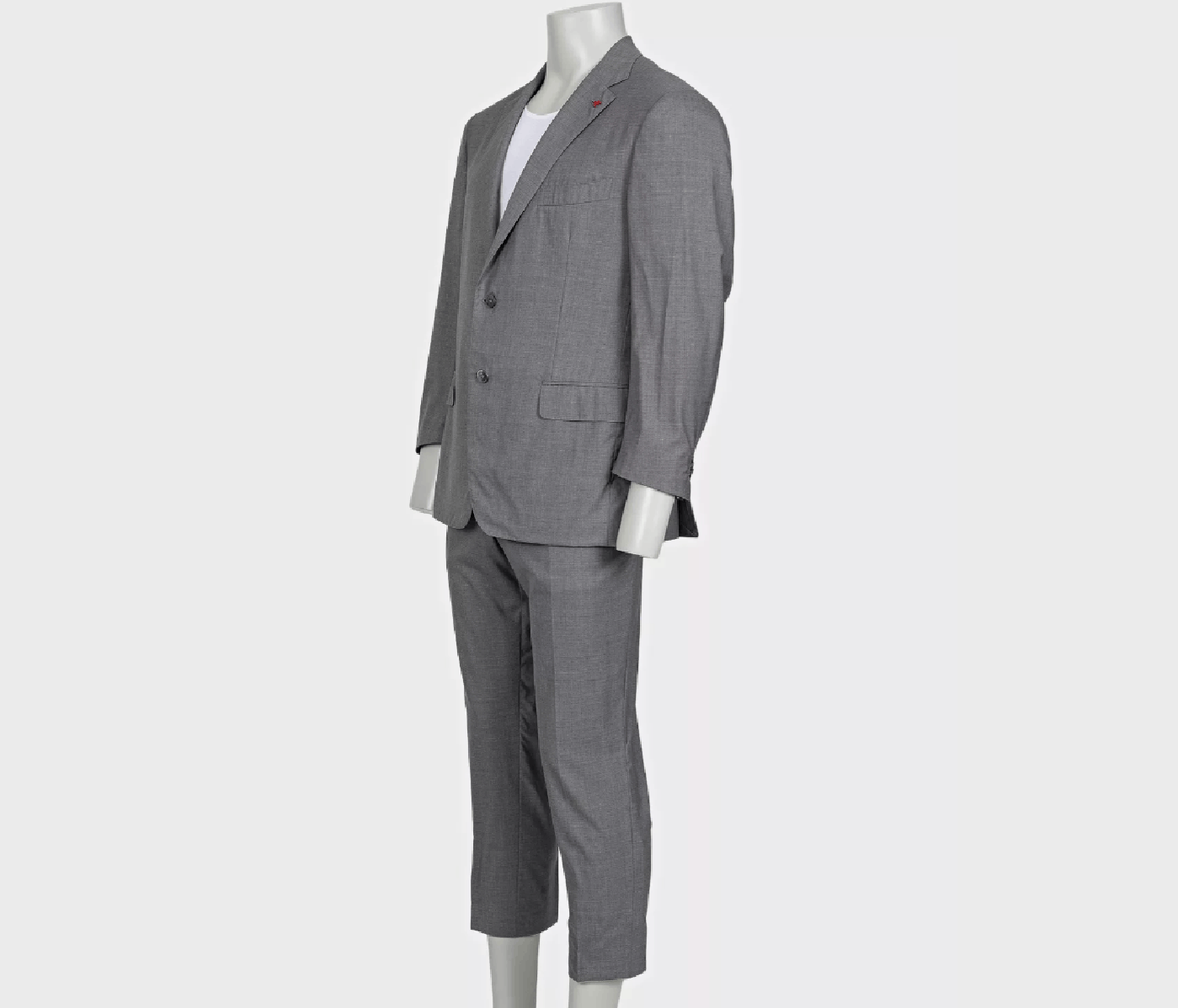 Isaia Isaia men’s gray wool & silk suit Size 54R - 2 Thumbnail